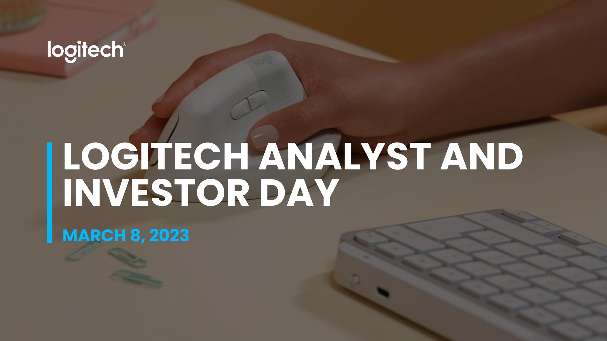 Logitech Analyst and Investor Day image