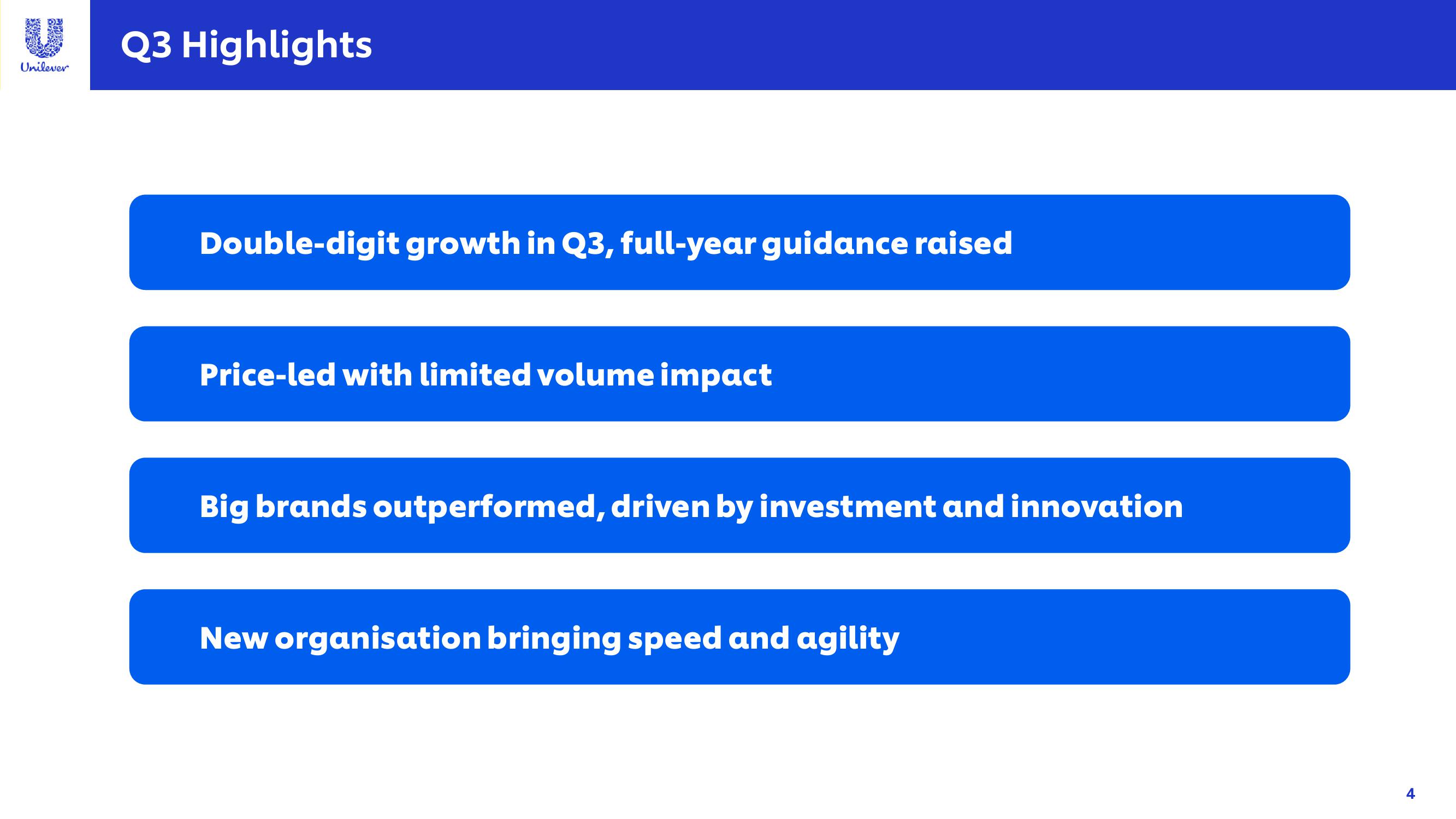 Unilever Investor Event Presentation Deck slide image #4