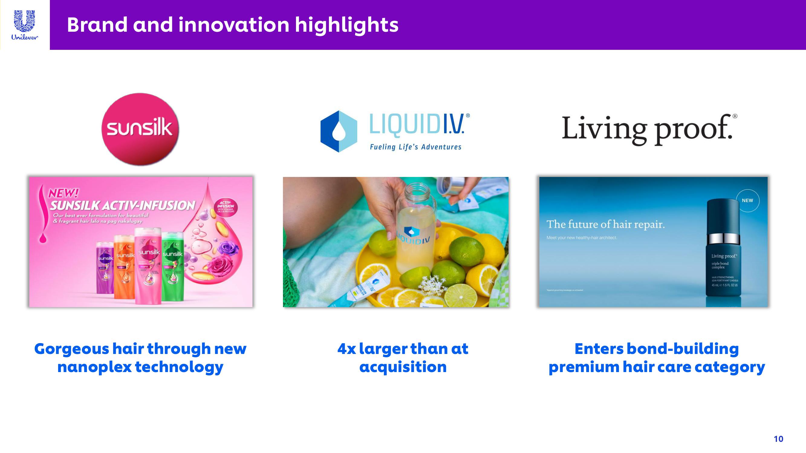 Unilever Investor Event Presentation Deck slide image #10