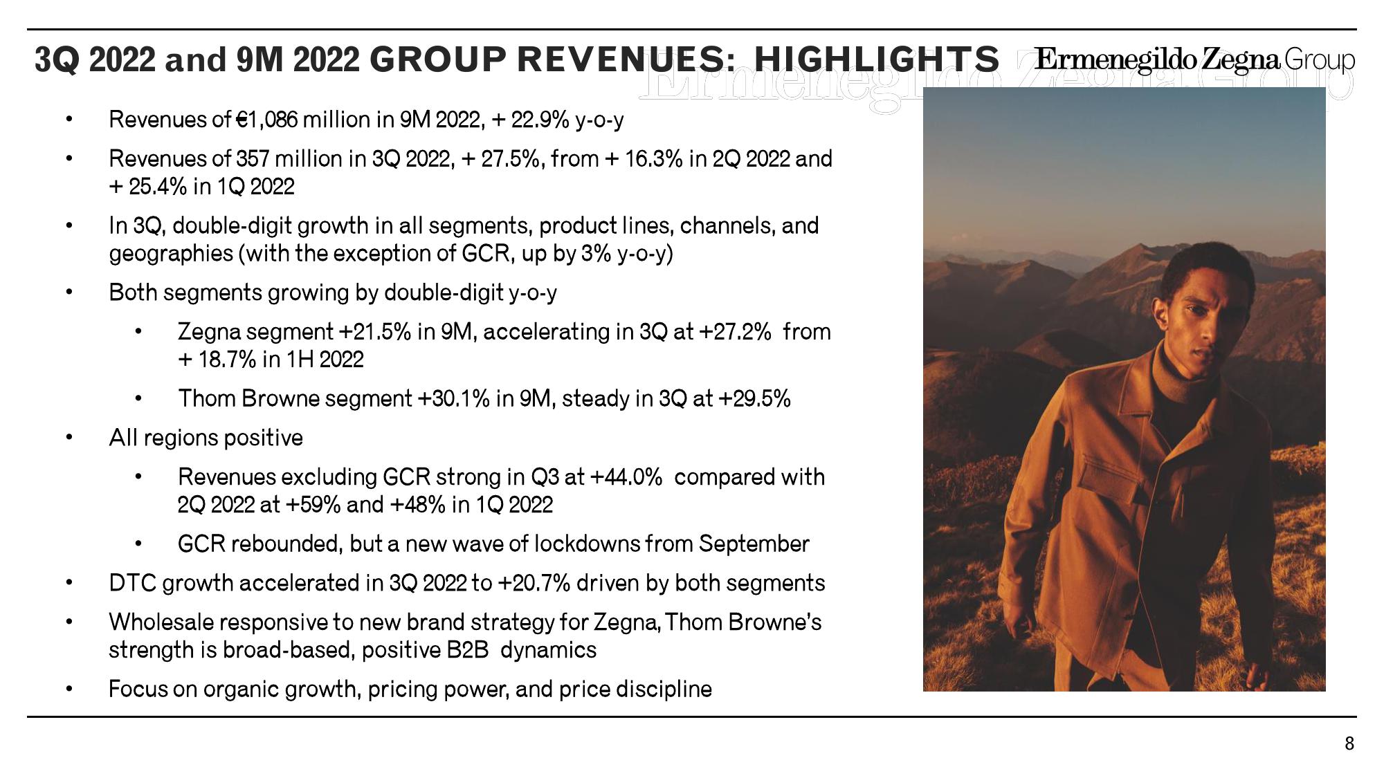 Zegna Results Presentation Deck slide image #8