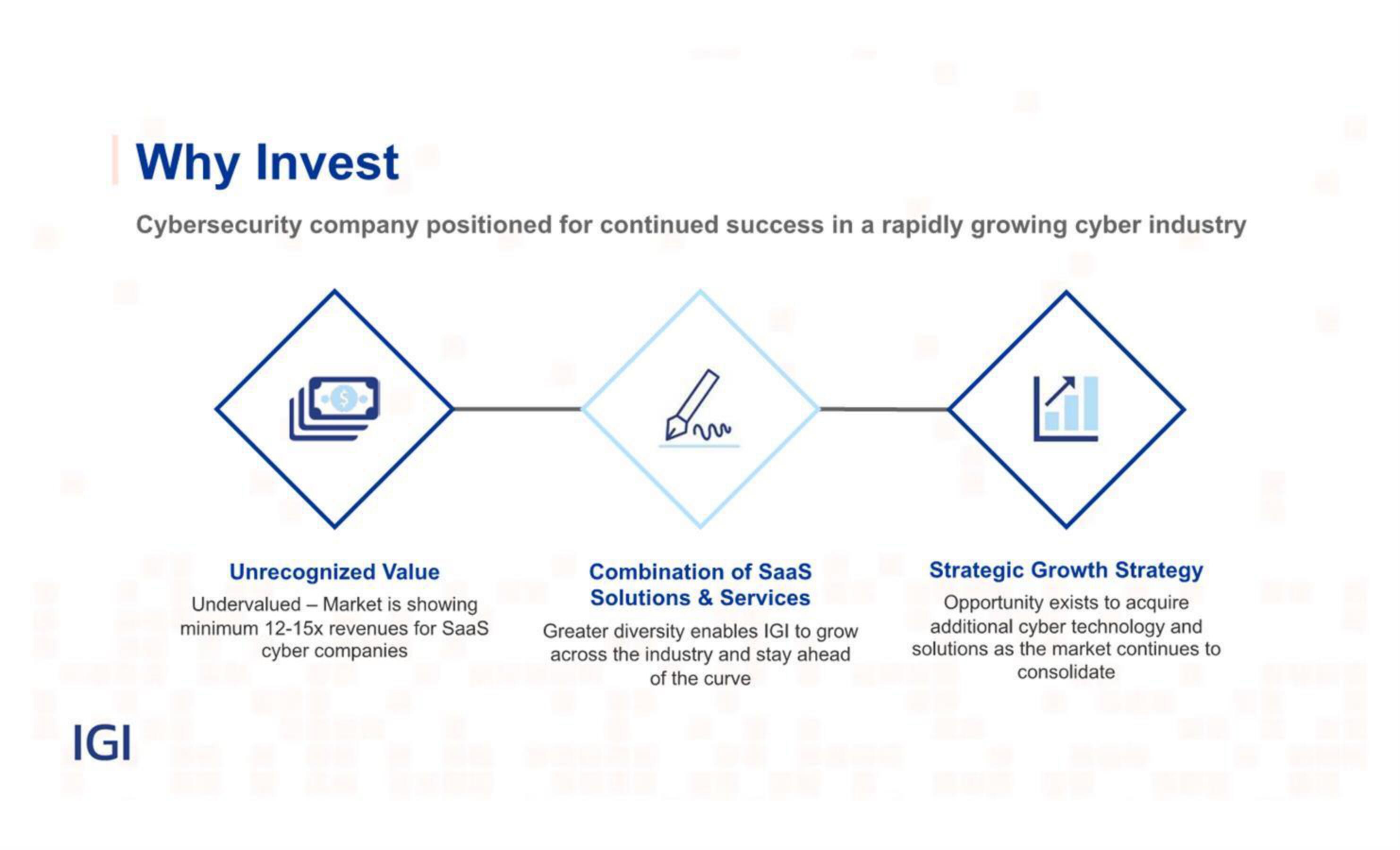 IGI IPO Presentation Deck slide image #22