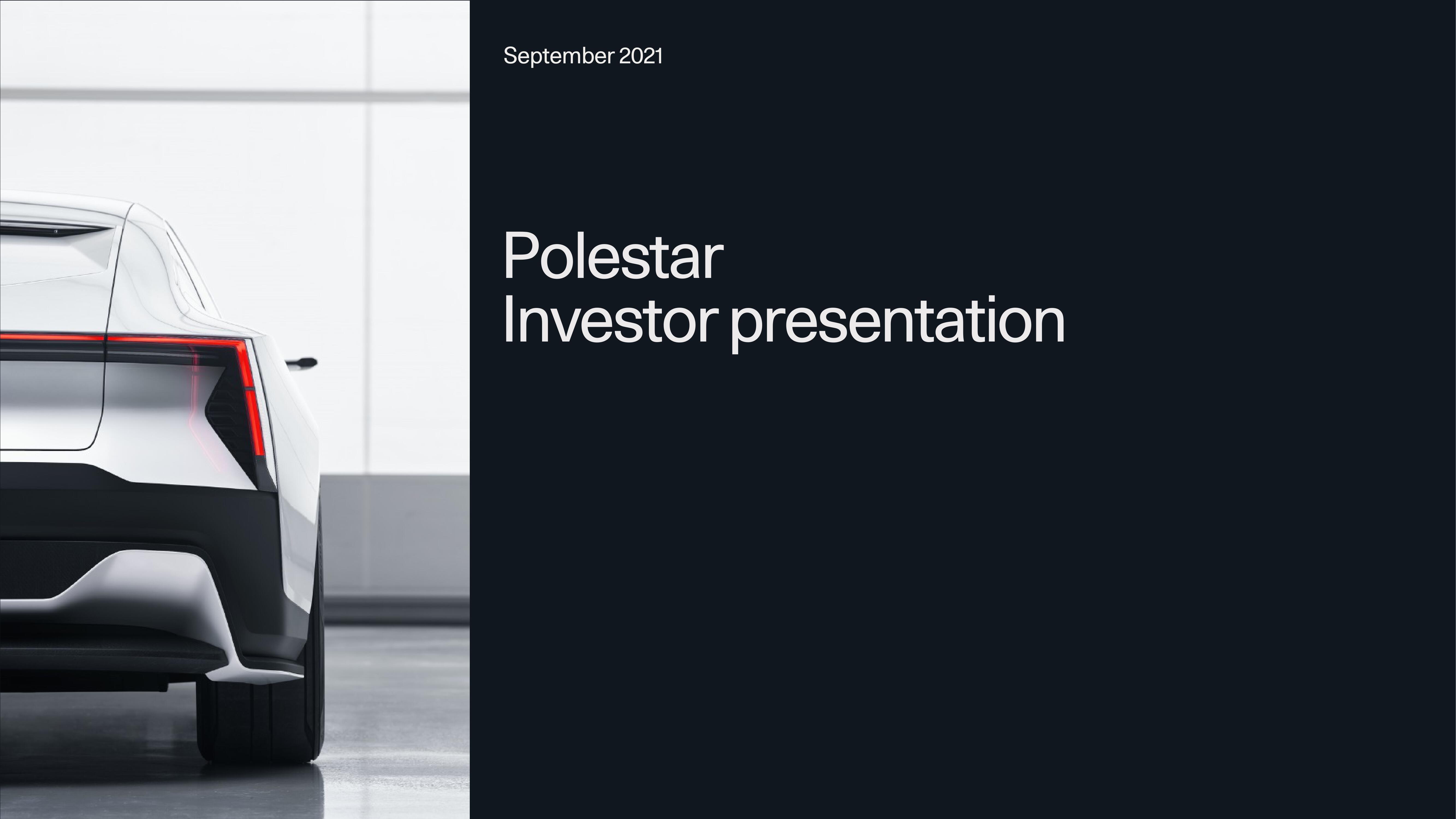 Polestar SPAC Presentation Deck image