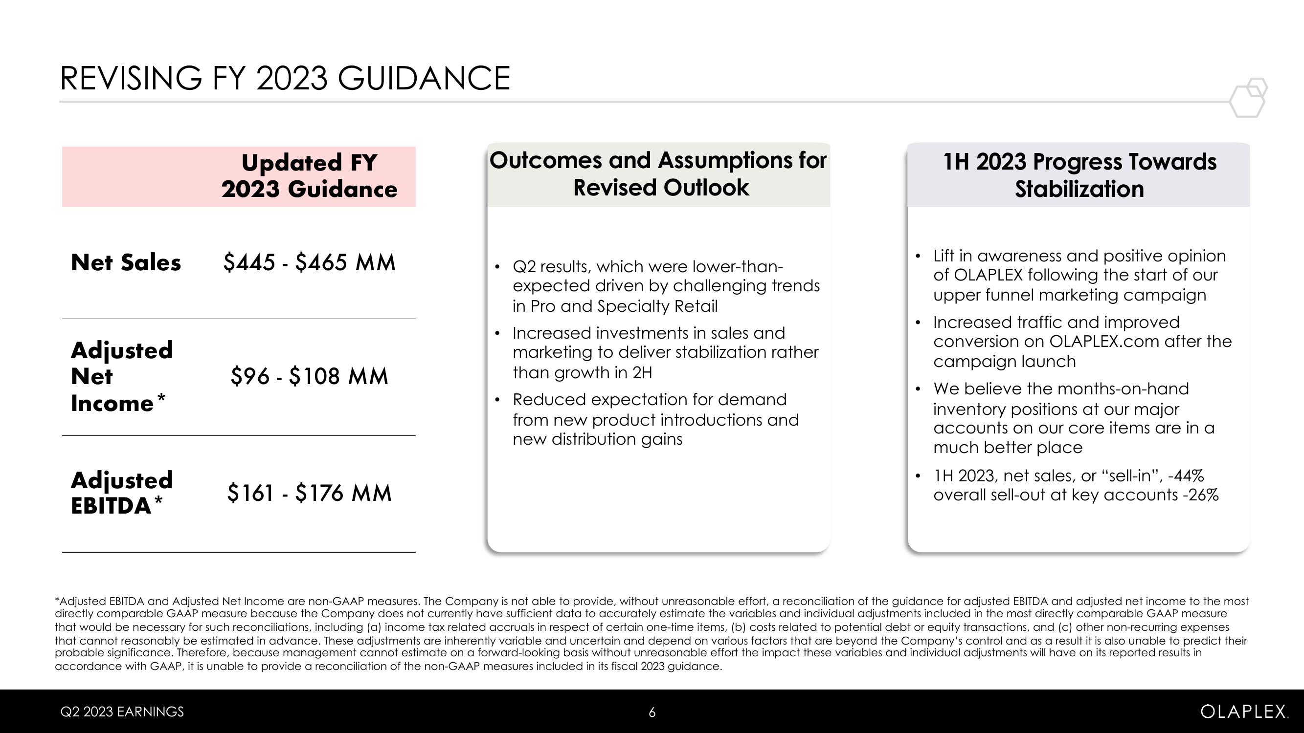 Olaplex Results Presentation Deck slide image #6