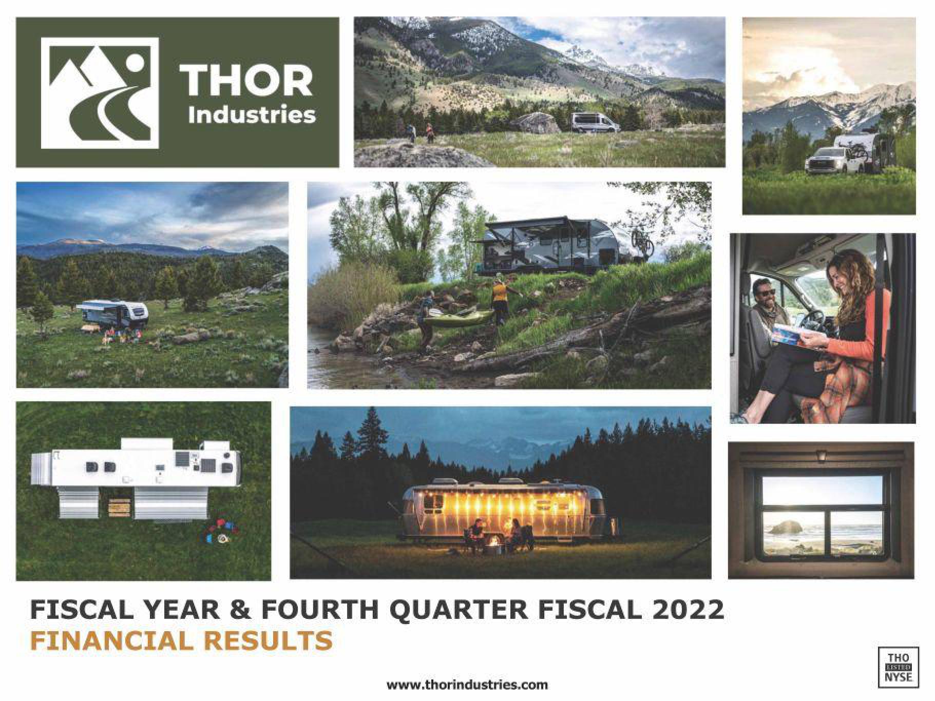 THOR Industries Results Presentation Deck image