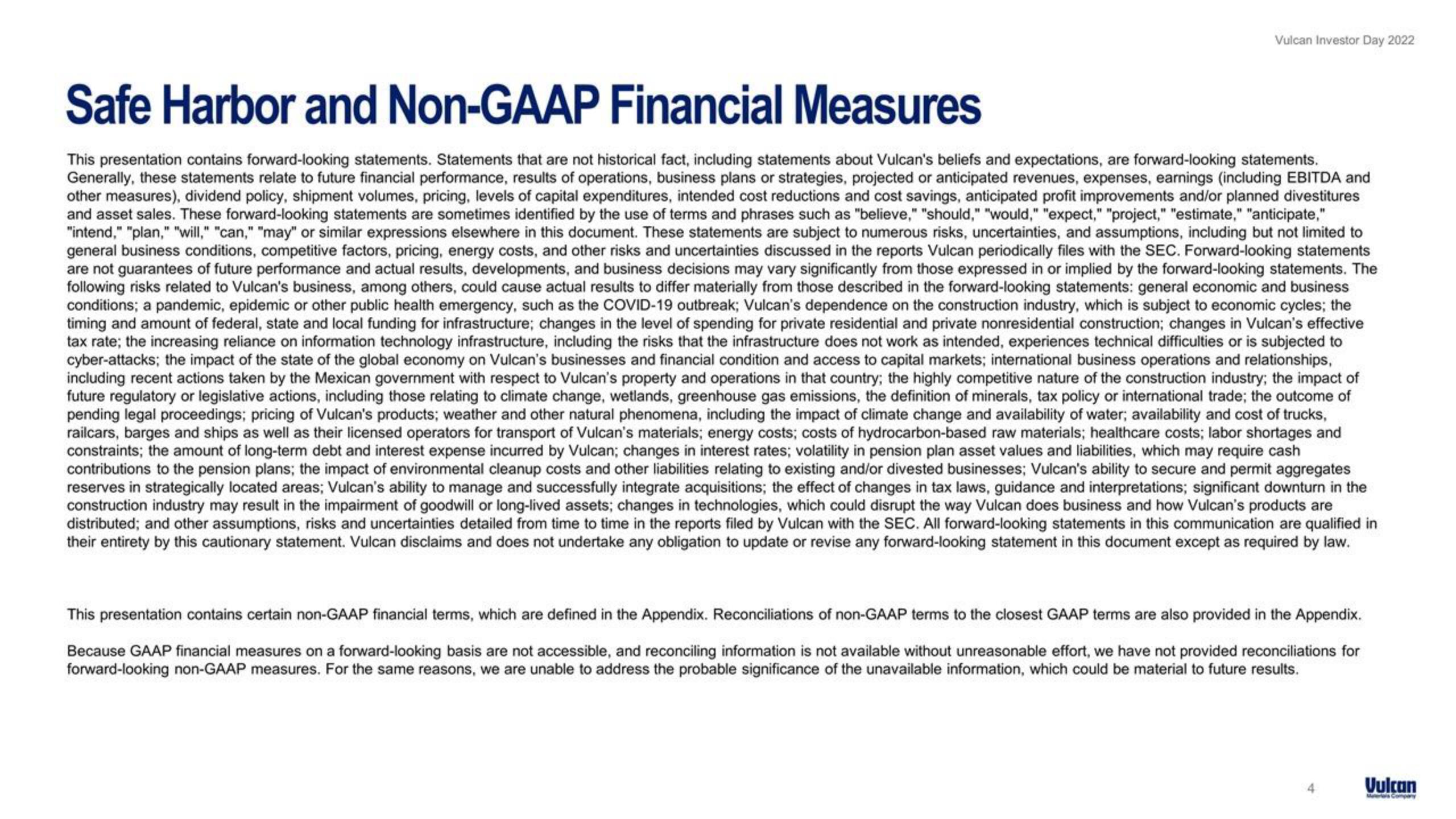 Vulcan Materials Investor Day Presentation Deck slide image #4