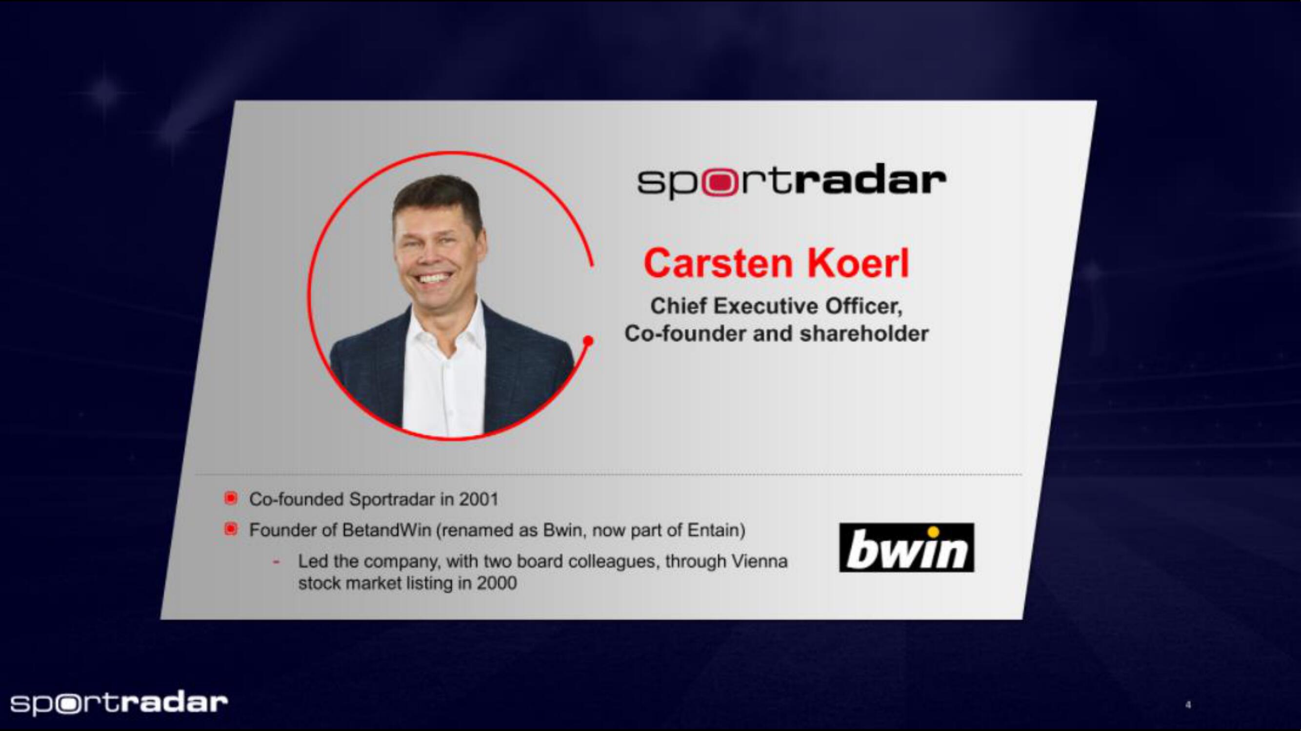 Sportradar IPO Presentation Deck slide image #4