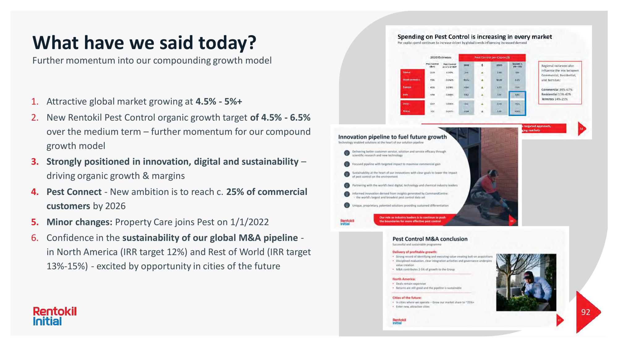 Rentokil Initial Investor Day Presentation Deck slide image #92