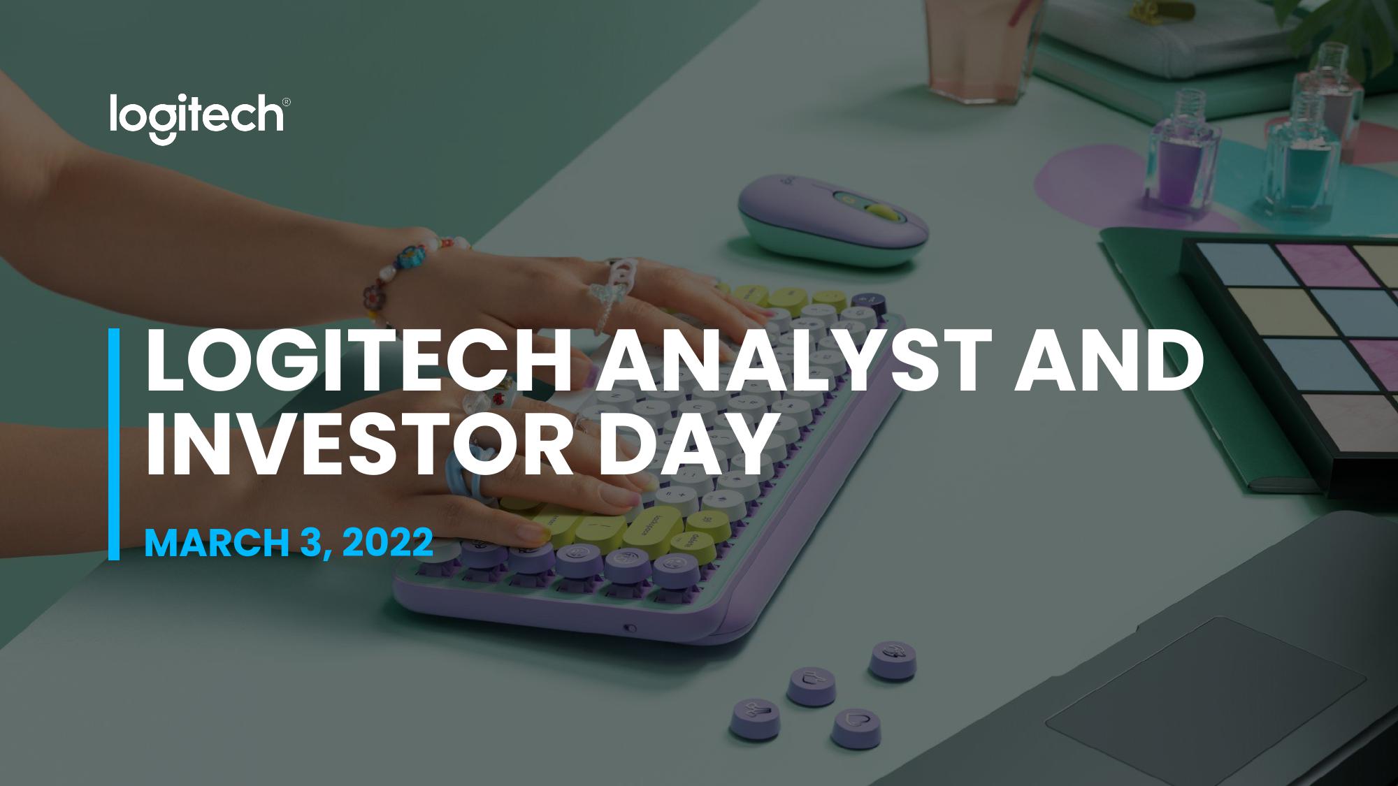 Logitech Analyst and Investor Day image