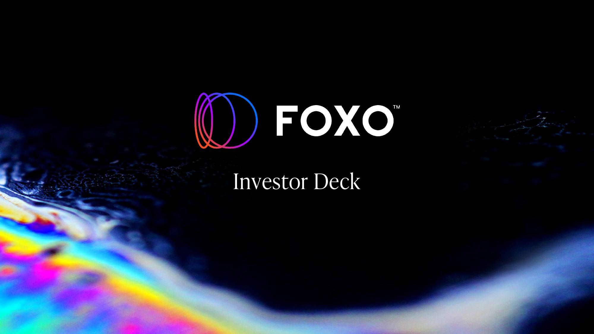 Foxo SPAC Presentation Deck image