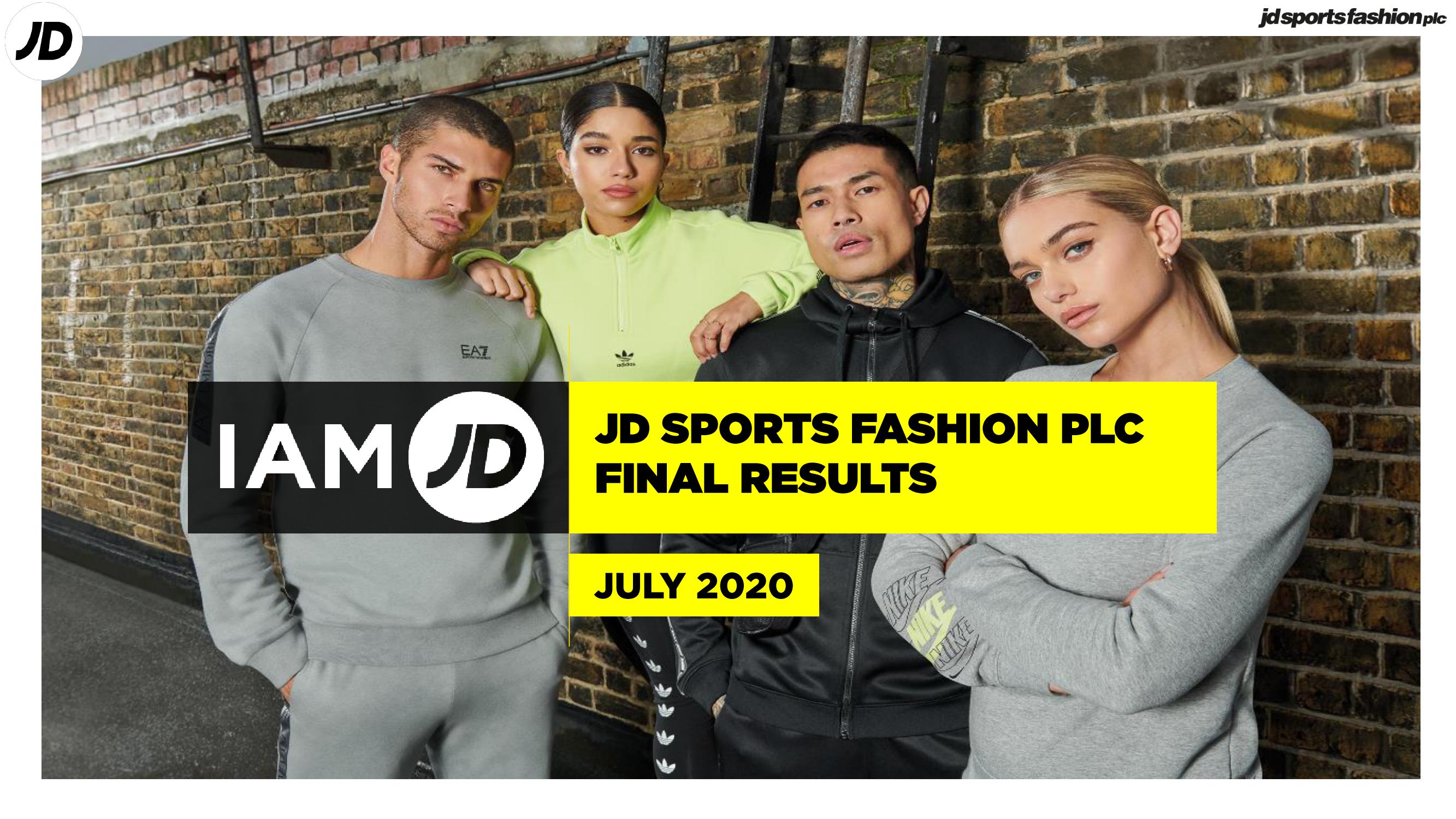 JD Sports Results Presentation Deck image