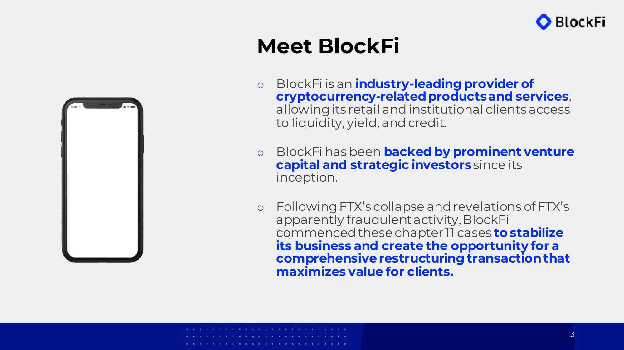 BlockFi Investor Conference Presentation Deck slide image #3