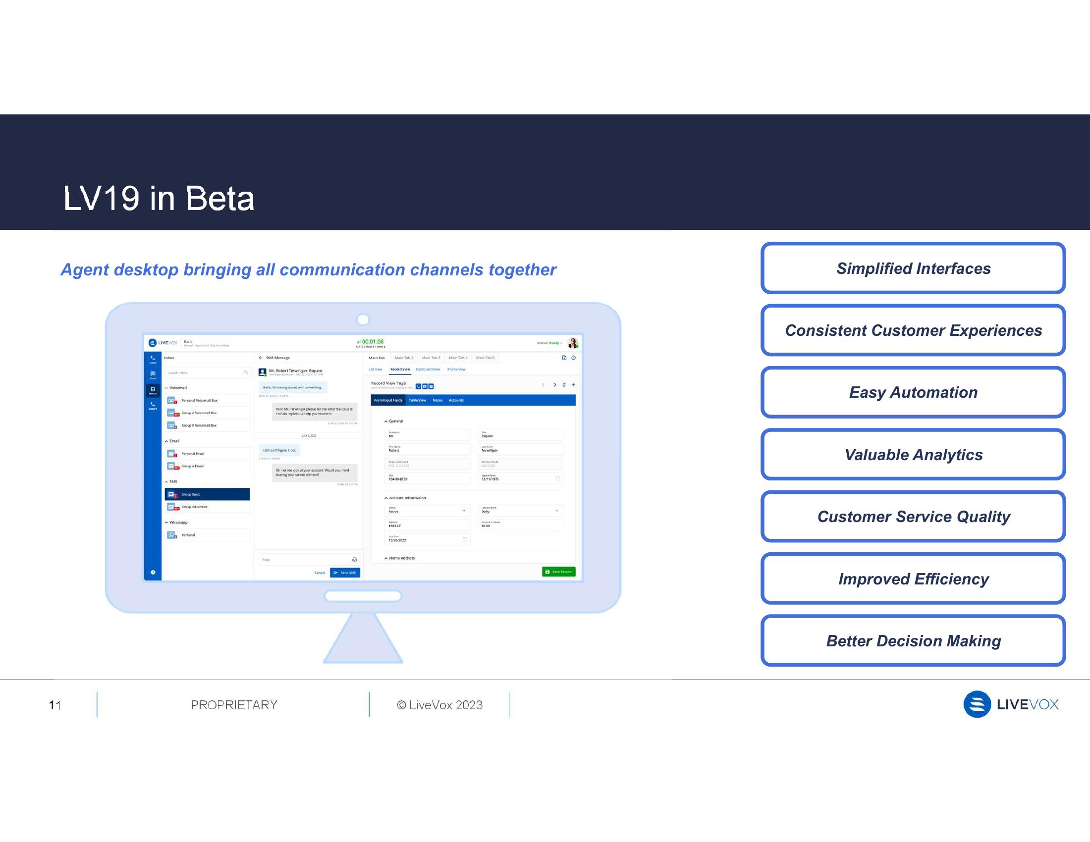 LiveVox Results Presentation Deck slide image #11