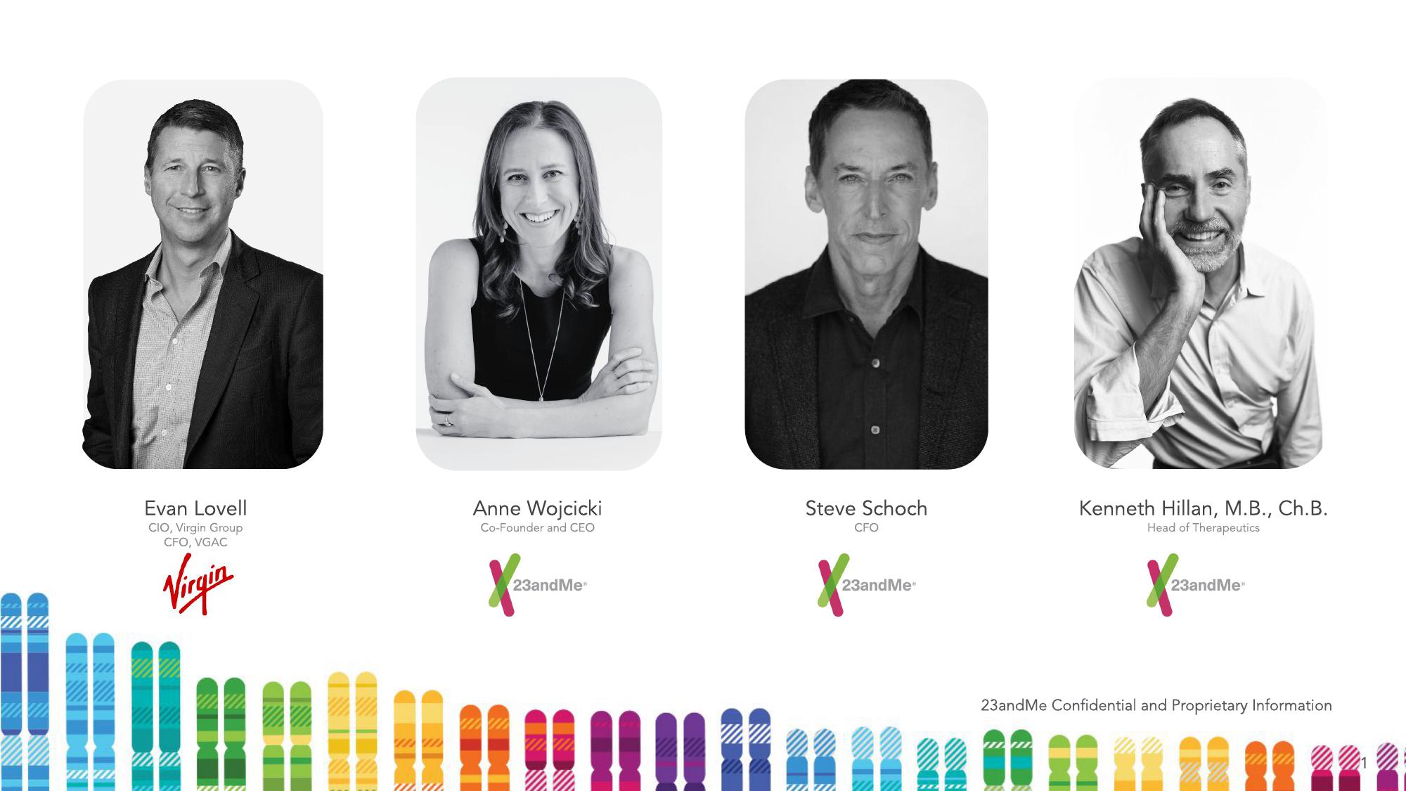 23andMe SPAC Presentation Deck slide image #3