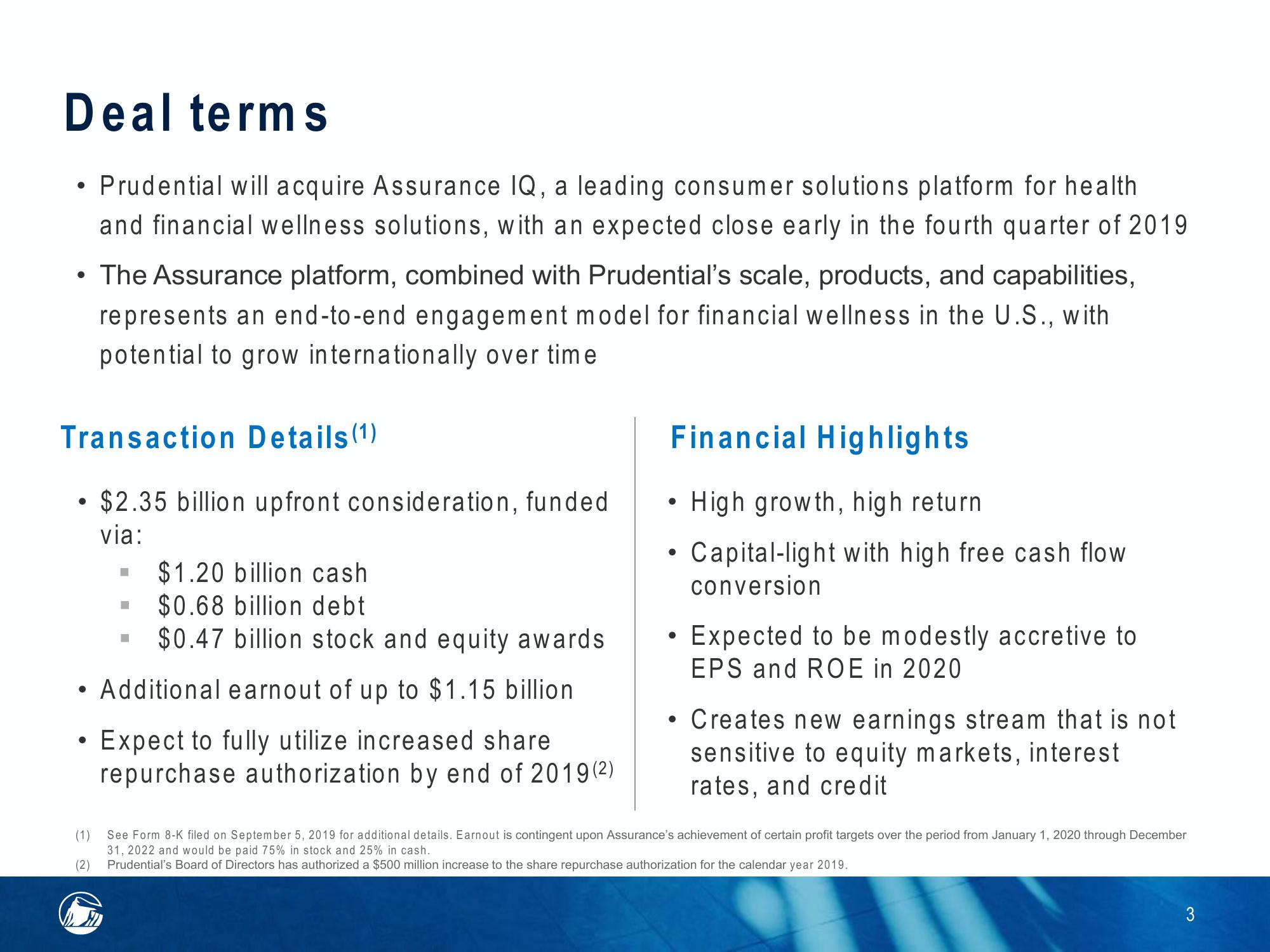 Acquisition of Assurance IQ slide image #3