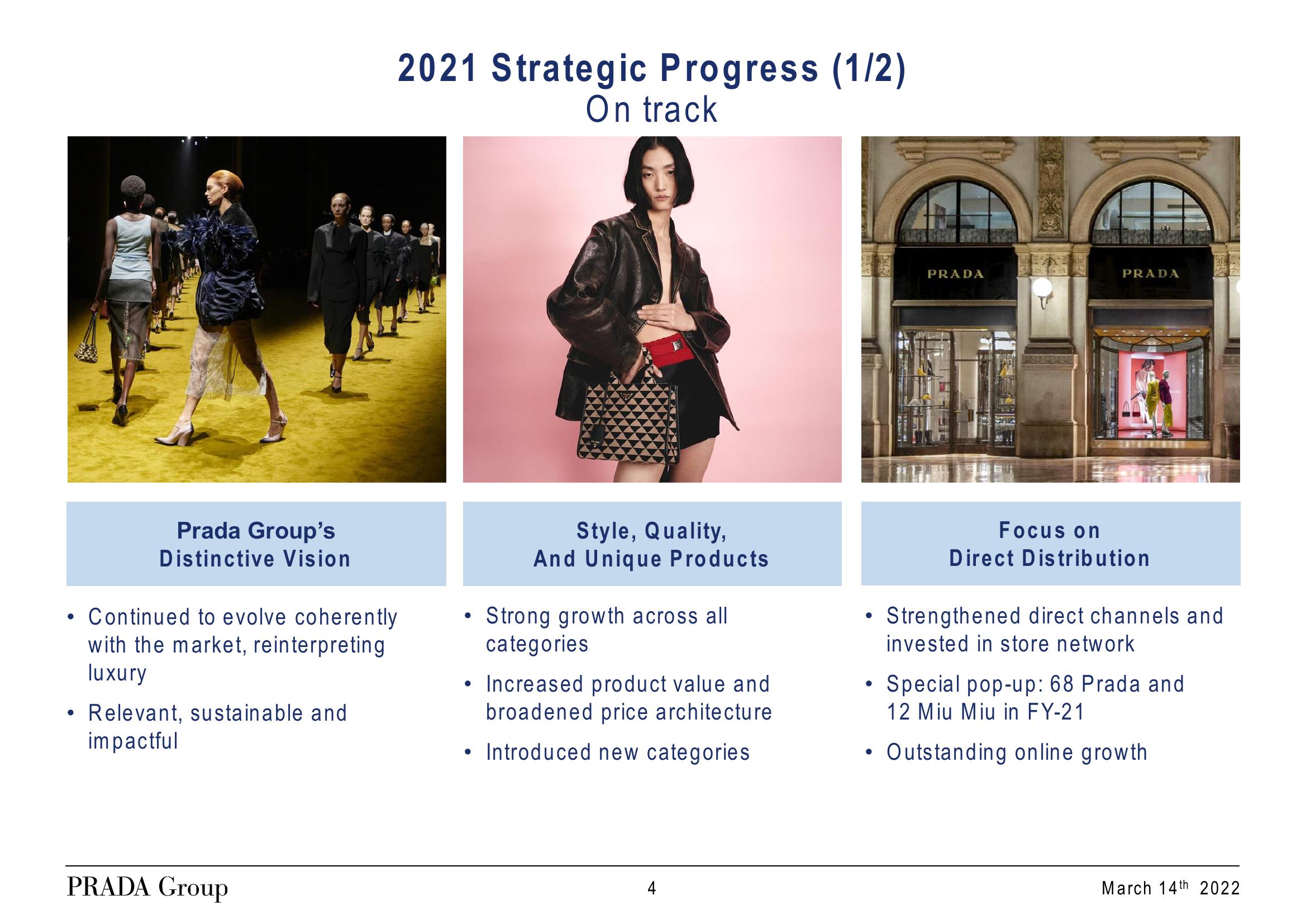 Prada Results Presentation Deck slide image #4