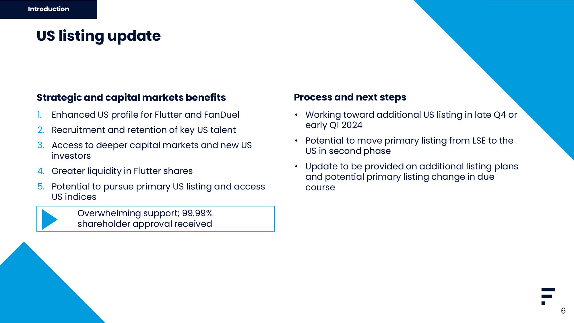 Flutter Results Presentation Deck slide image #6