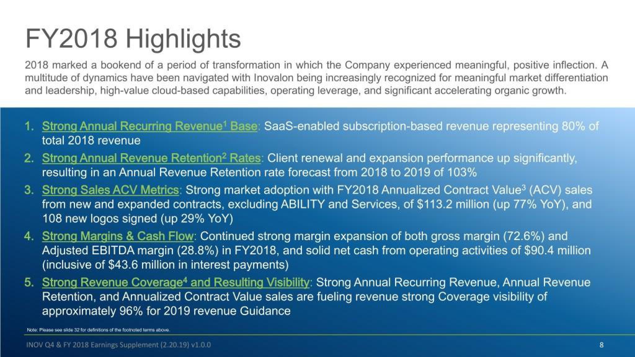 Inovalon Results Presentation Deck slide image #8