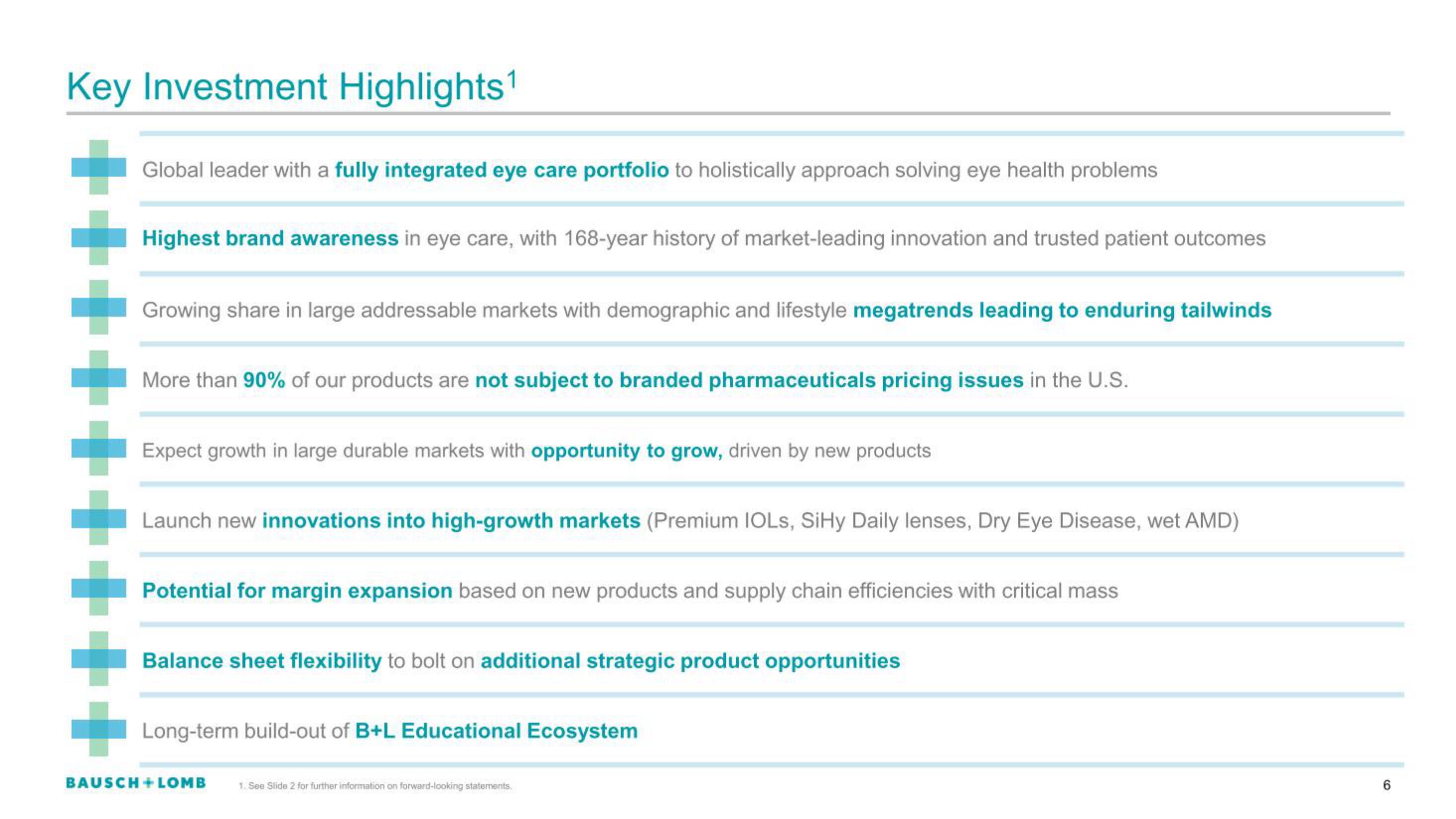 Bausch+Lomb IPO Presentation Deck slide image #6