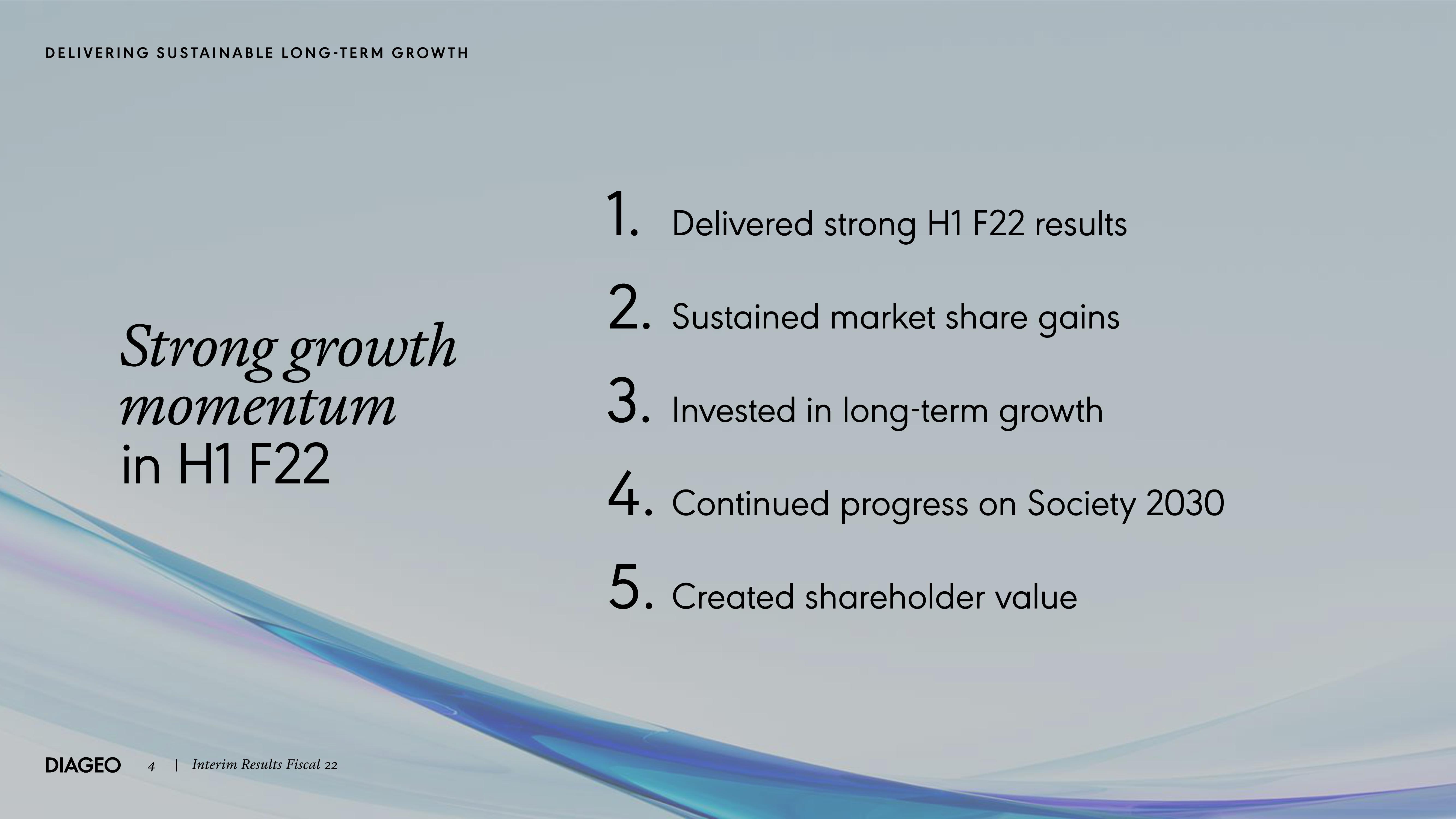 Diageo Results Presentation Deck slide image #4