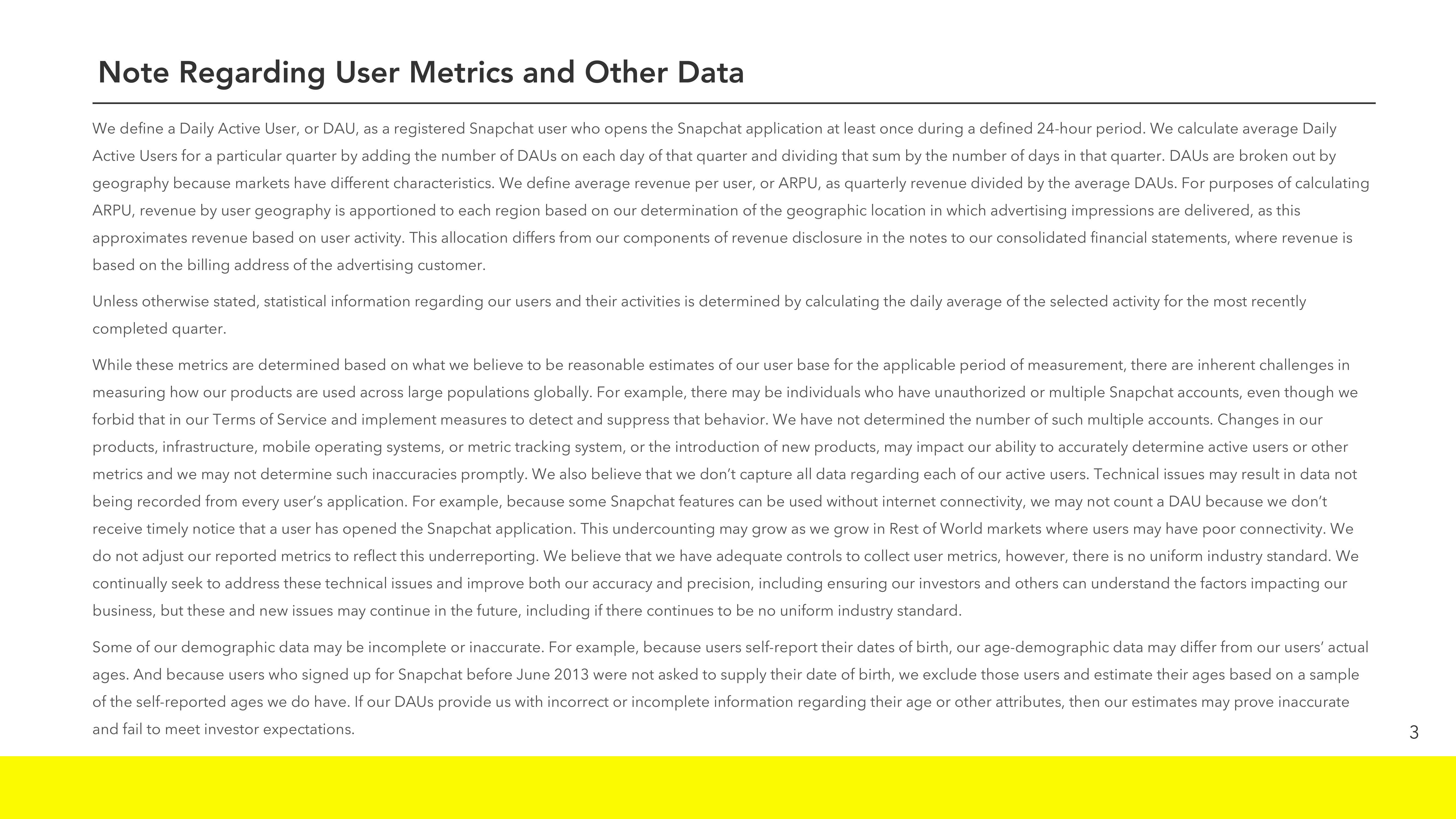 Snap Inc Results Presentation Deck slide image