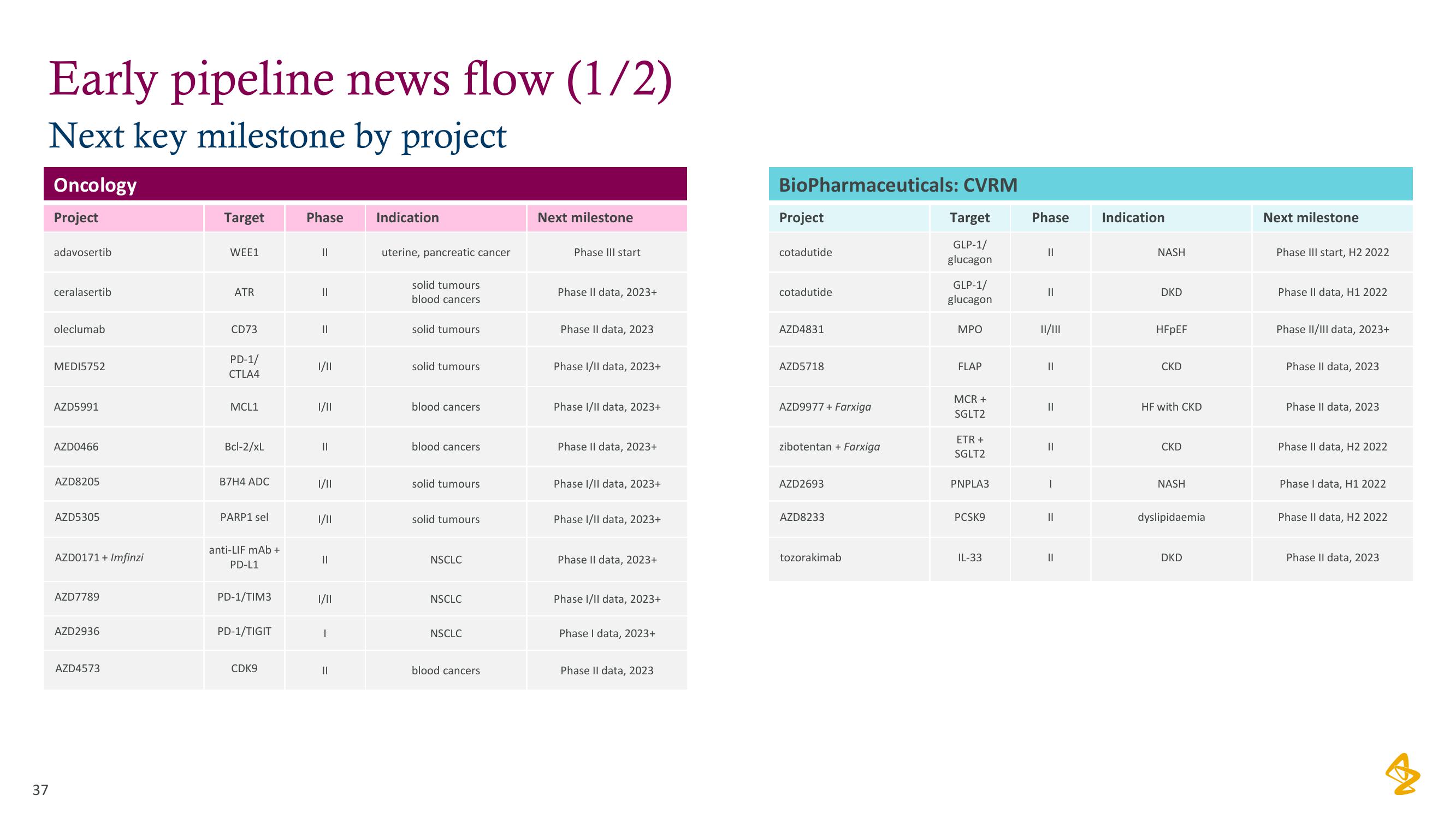 AstraZeneca Results Presentation Deck slide image #37