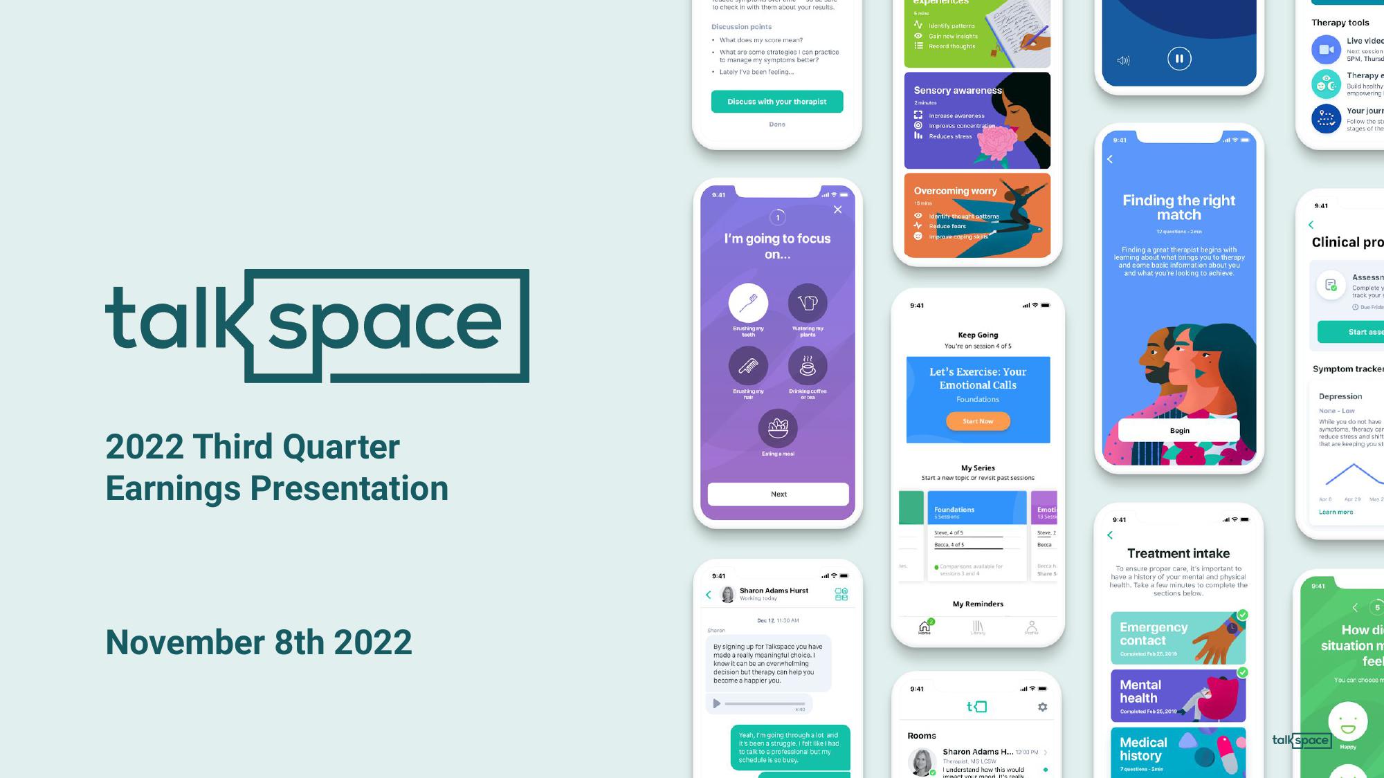 Talkspace Results Presentation Deck image