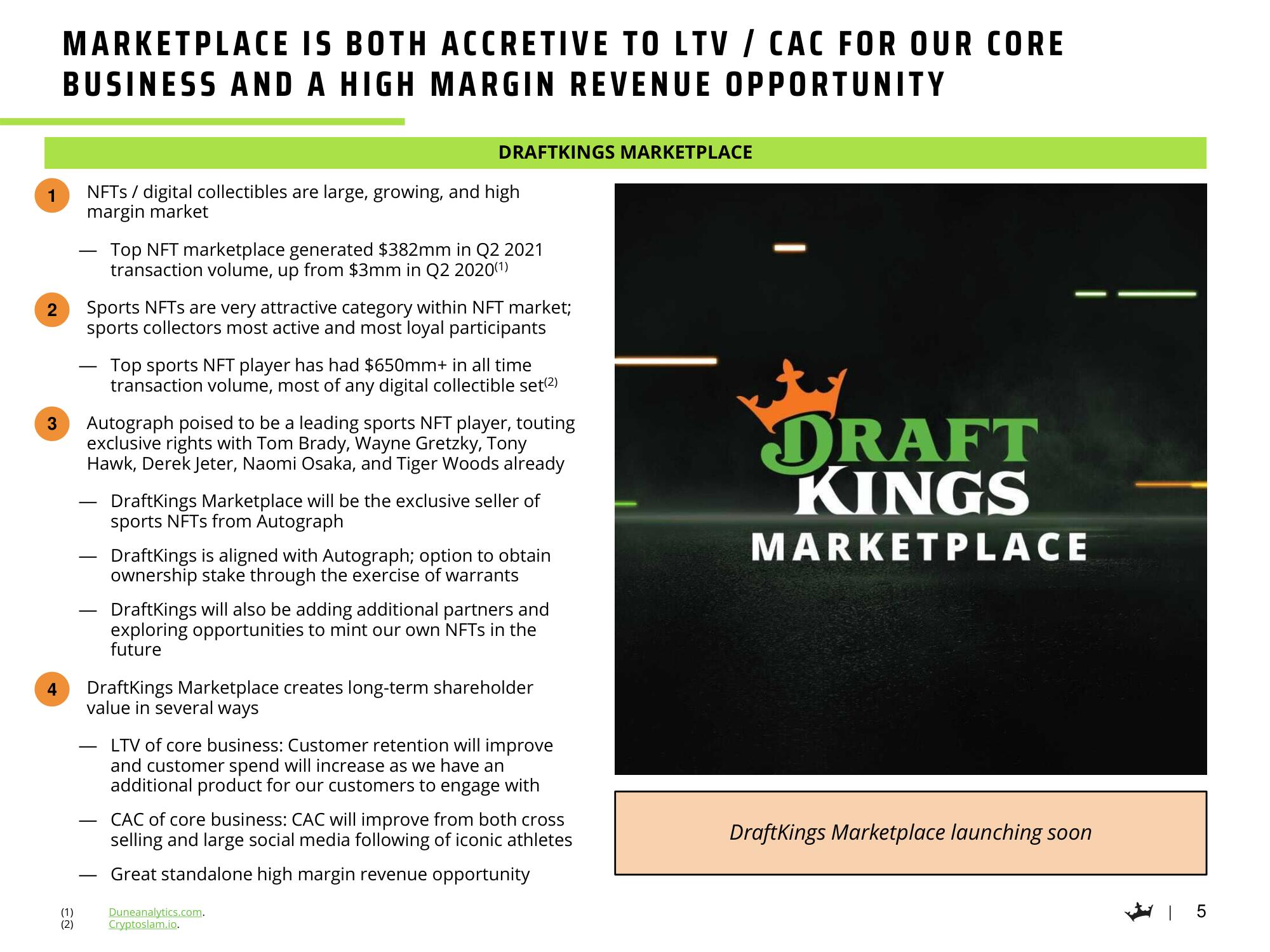 DraftKings Mergers and Acquisitions Presentation Deck slide image #6