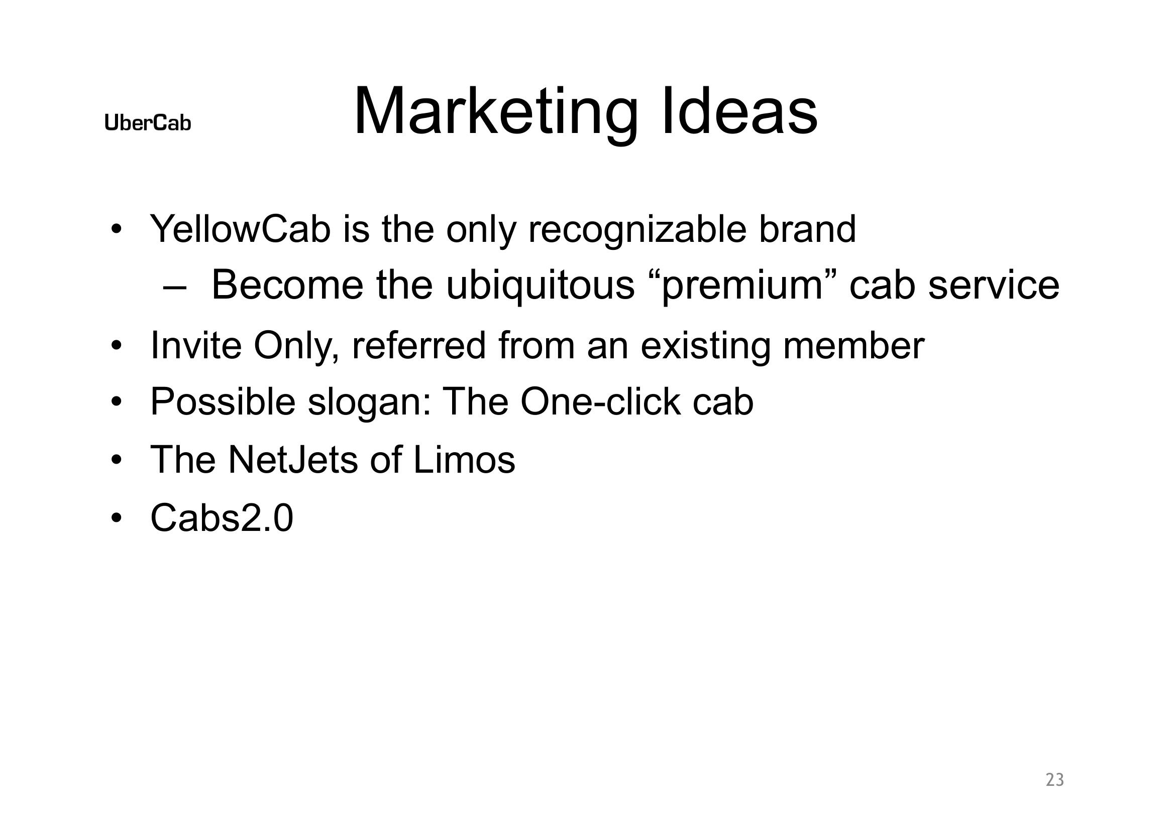 Uber Start Up Pitch Deck slide image #23