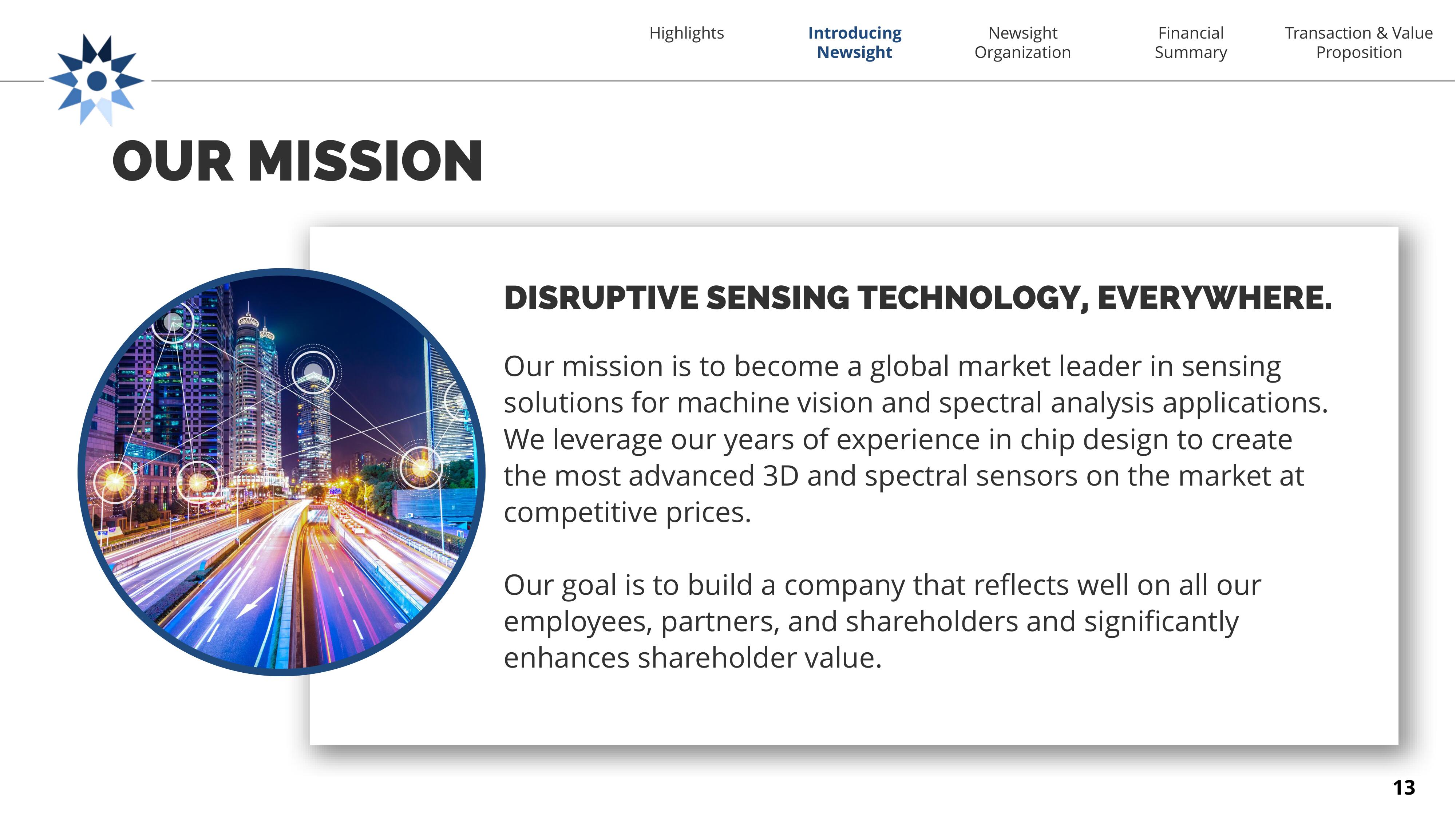 Newsight Imaging SPAC Presentation Deck slide image #13