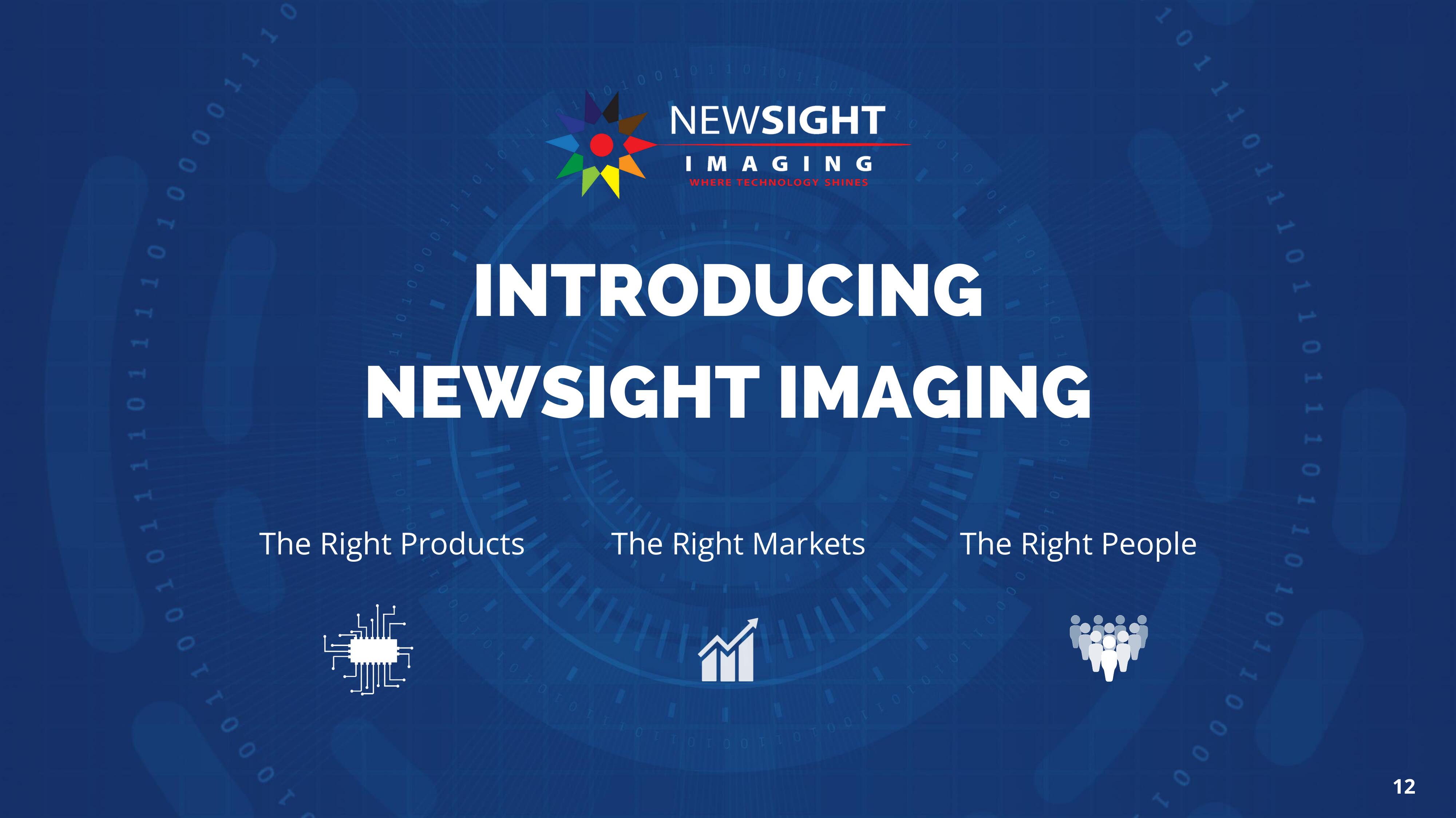 Newsight Imaging SPAC Presentation Deck slide image #12