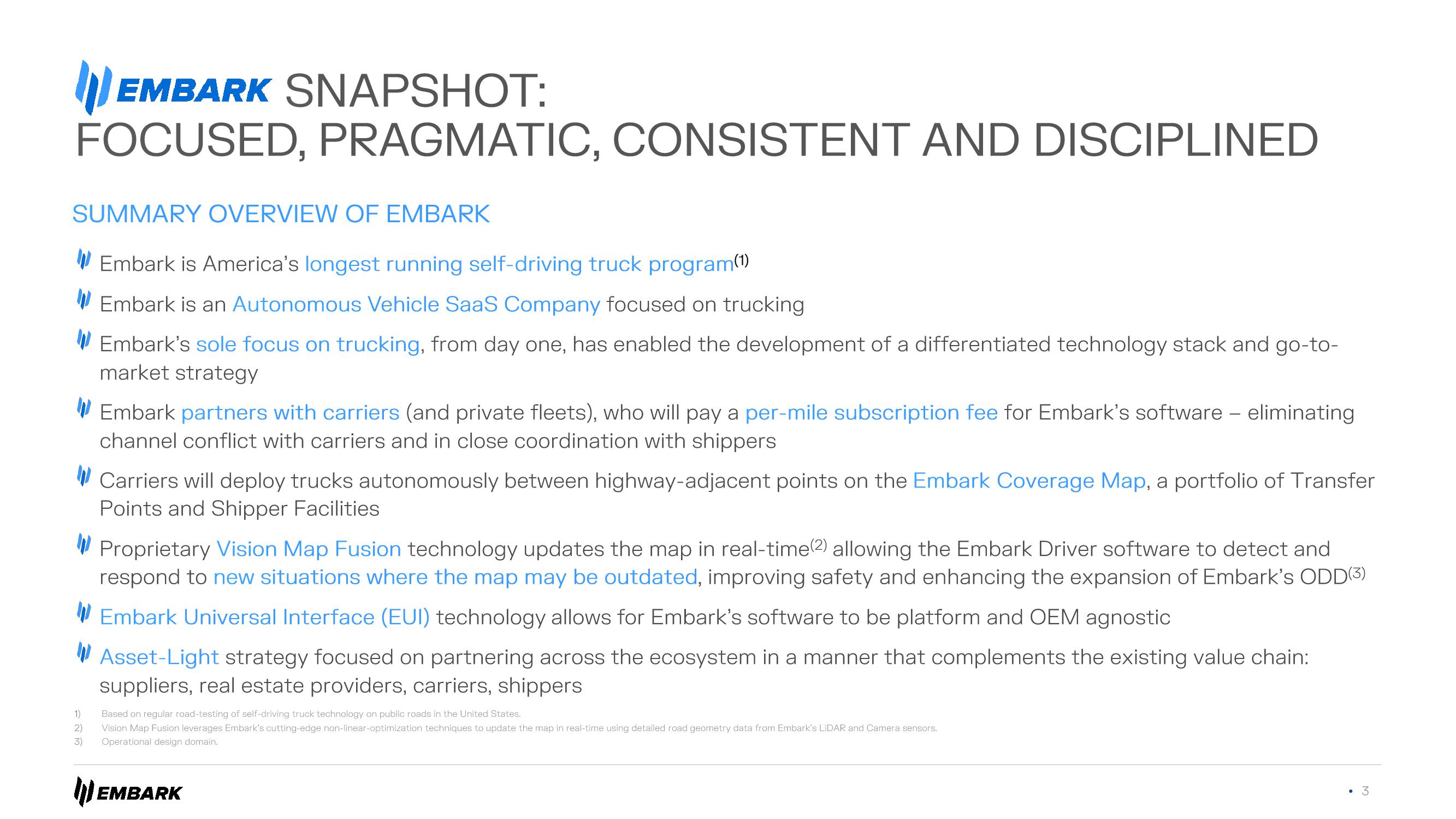 Embark Investor Presentation Deck slide image #3