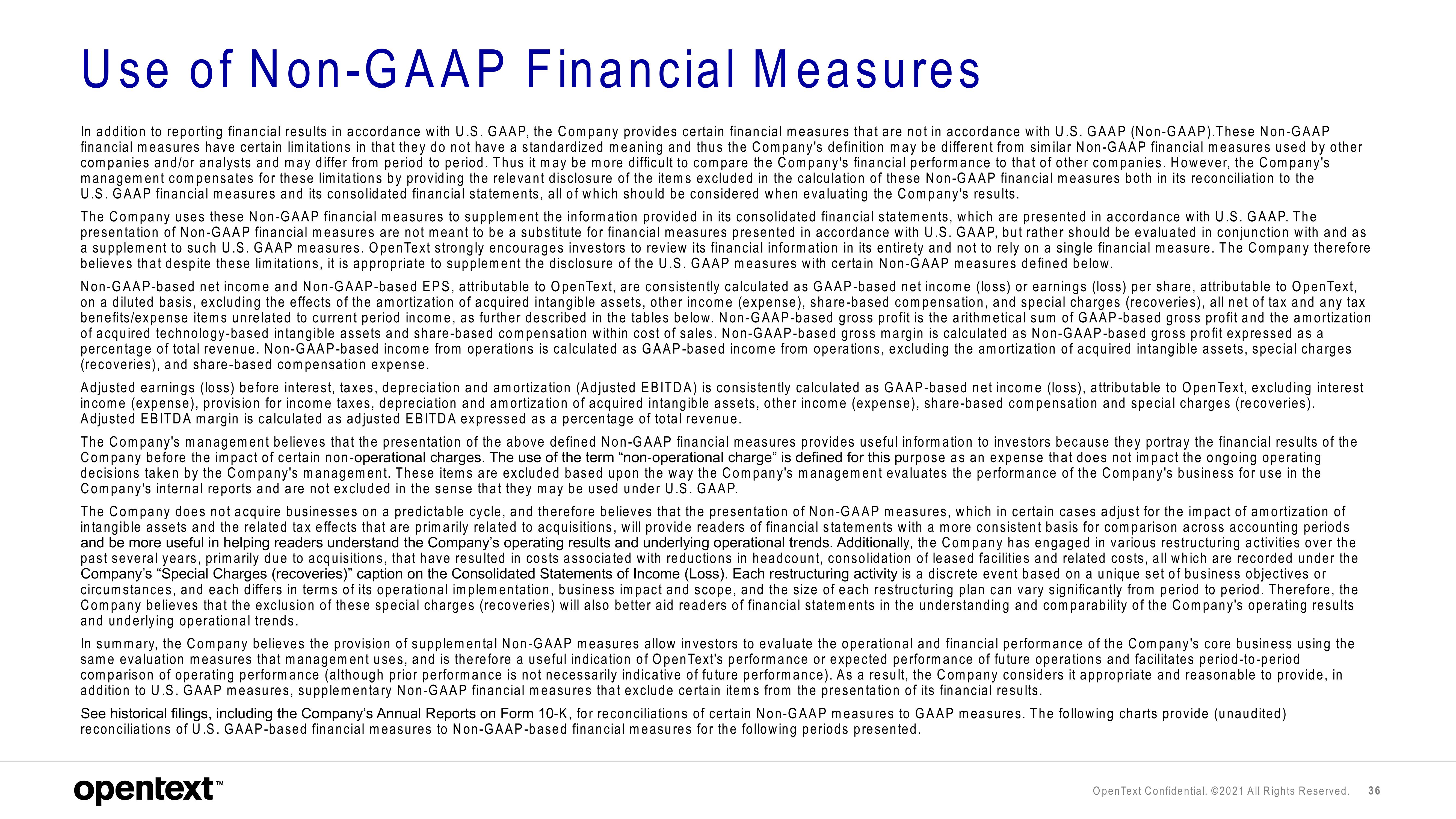 OpenText Investor Presentation Deck slide image #36