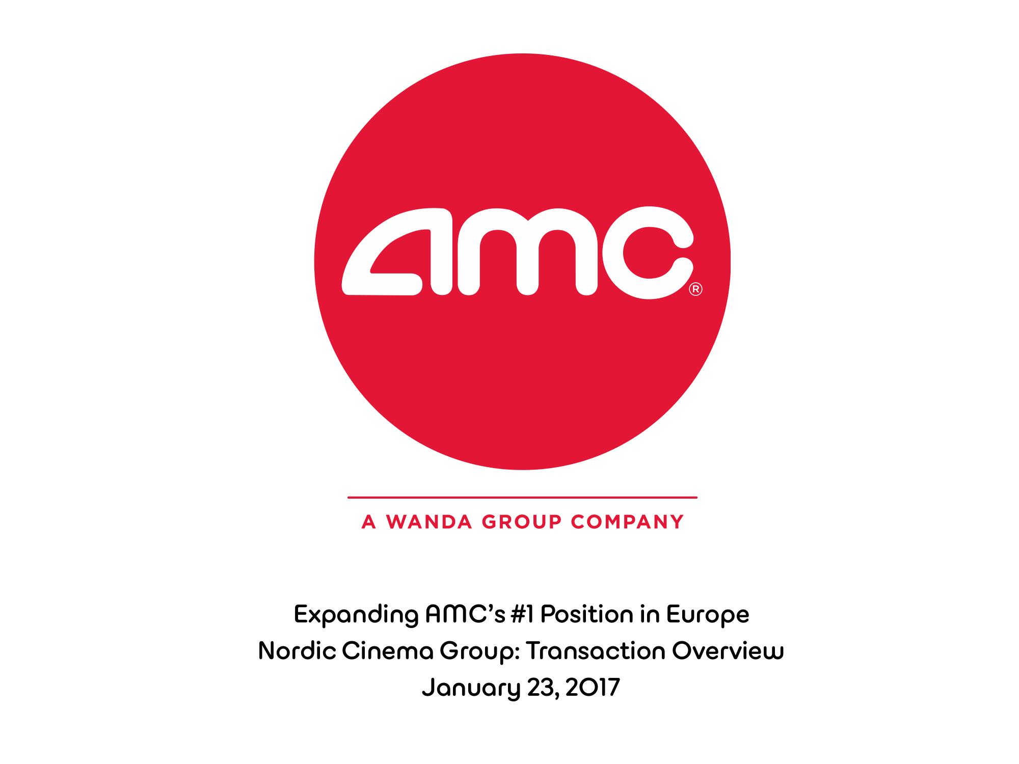 AMC Mergers and Acquisitions Presentation Deck image