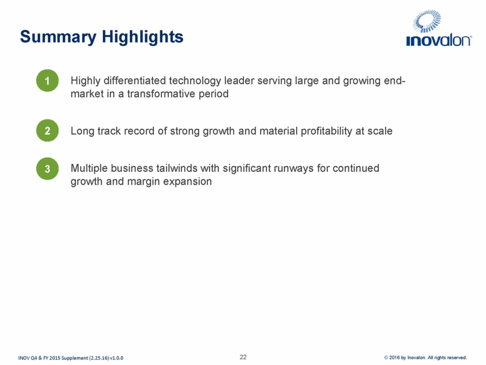 Inovalon Results Presentation Deck slide image #22