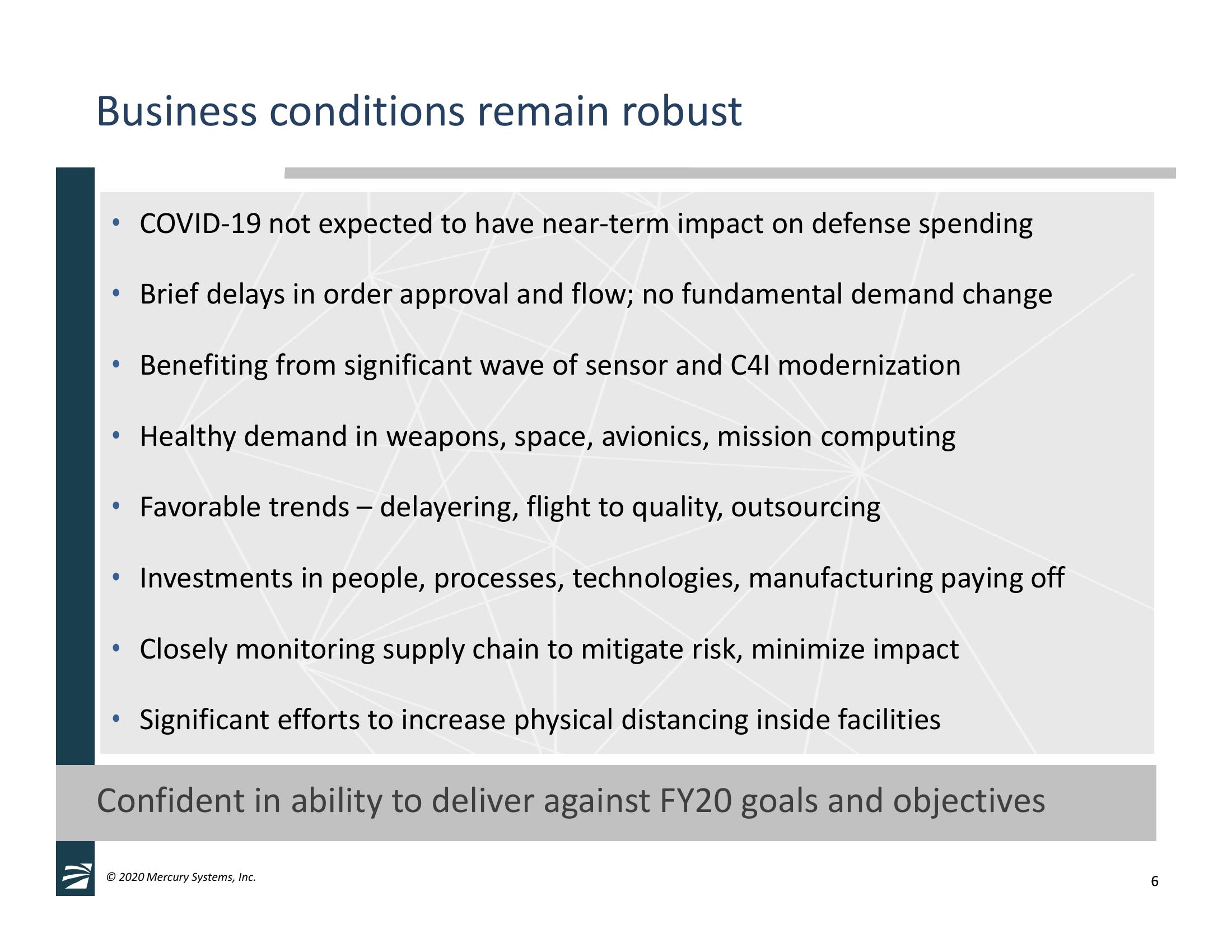 Third Quarter Fiscal Year 2020 Financial Results slide image #6