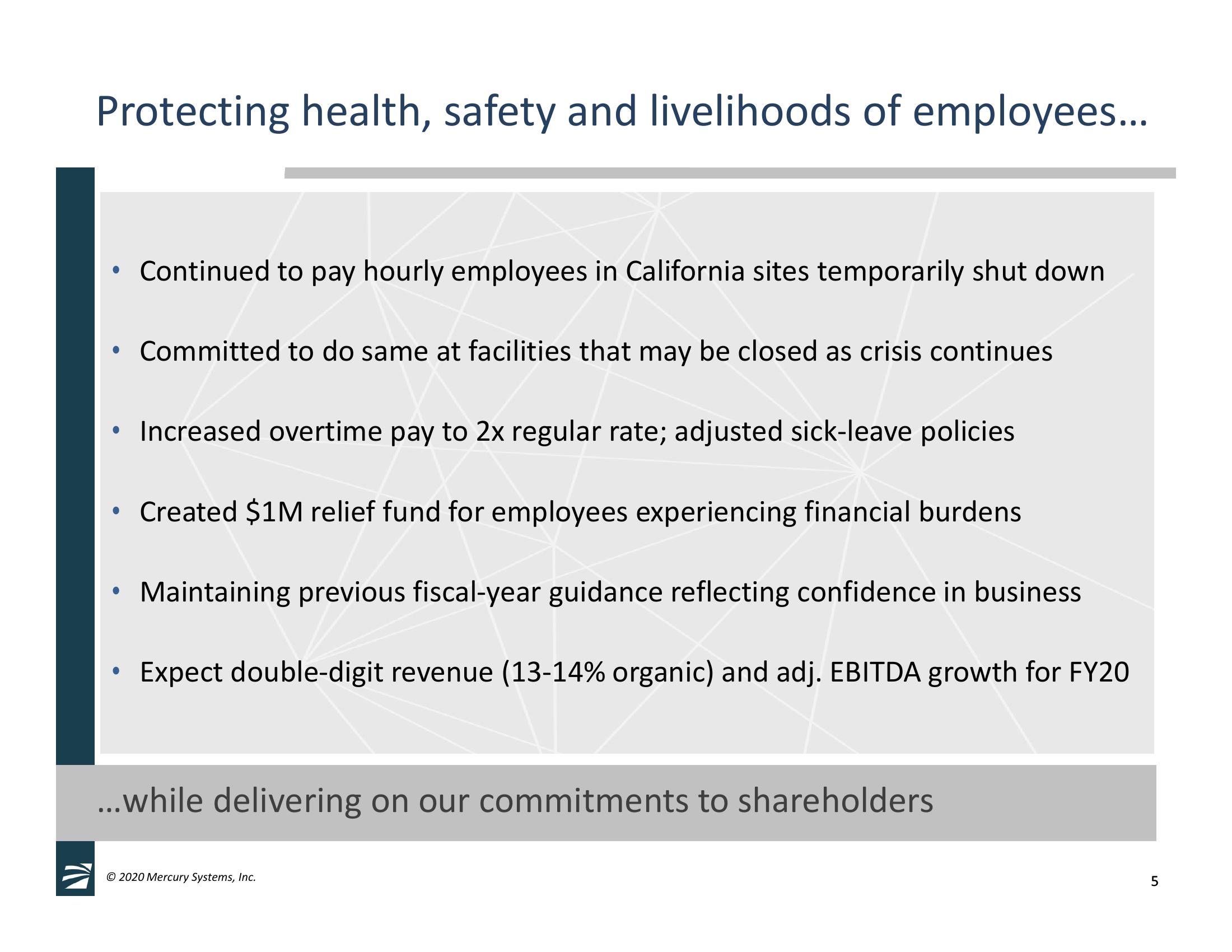 Third Quarter Fiscal Year 2020 Financial Results slide image #5