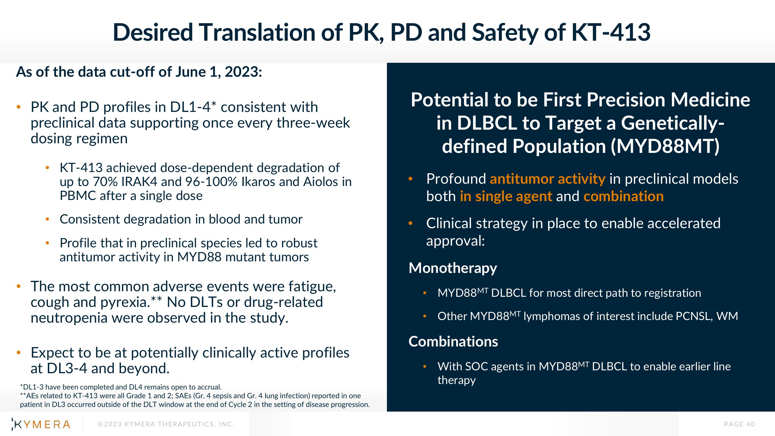 Kymera Investor Presentation Deck slide image #40