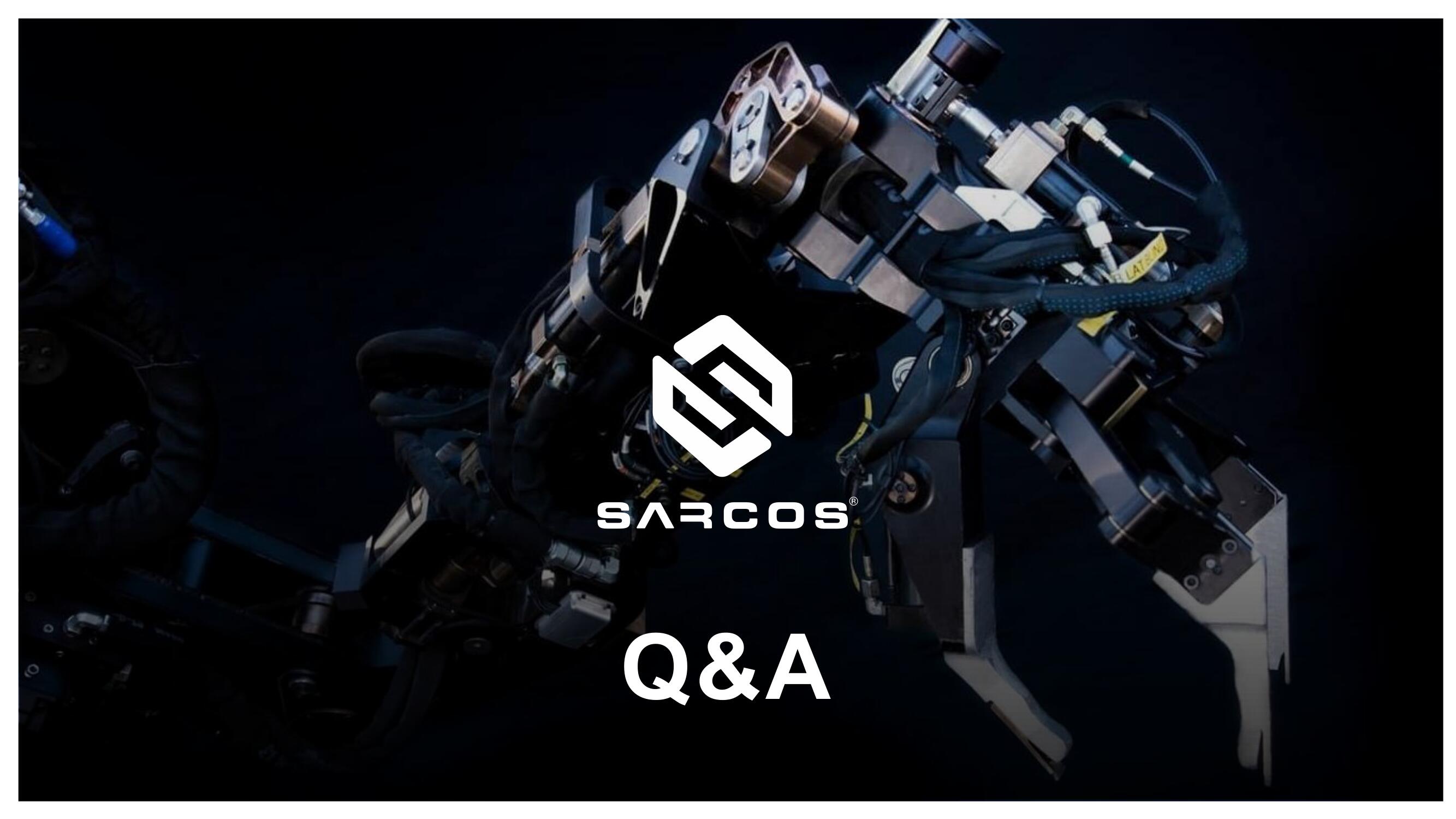 Sarcos SPAC Presentation Deck slide image #21