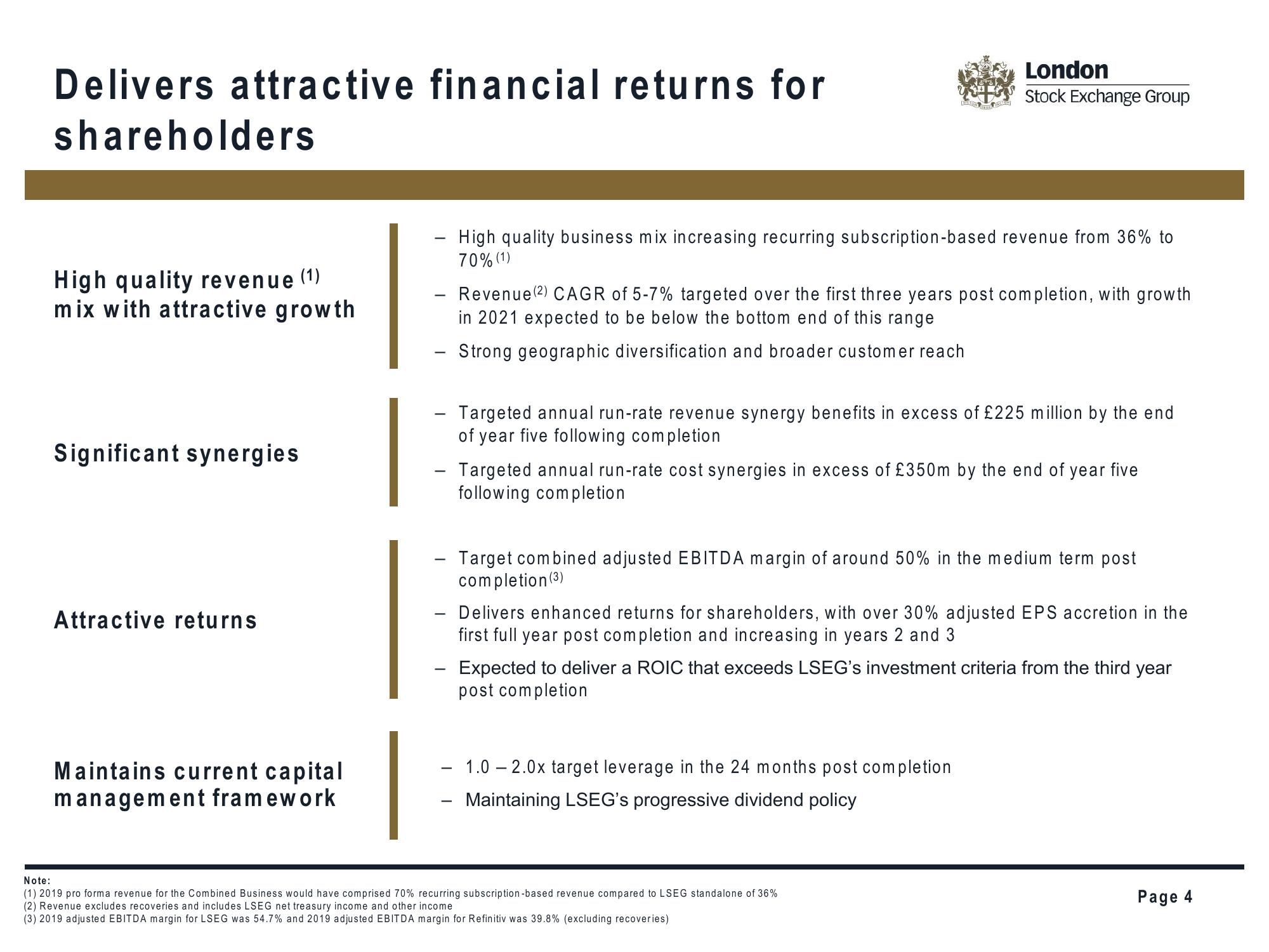 LSE Mergers and Acquisitions Presentation Deck slide image #4