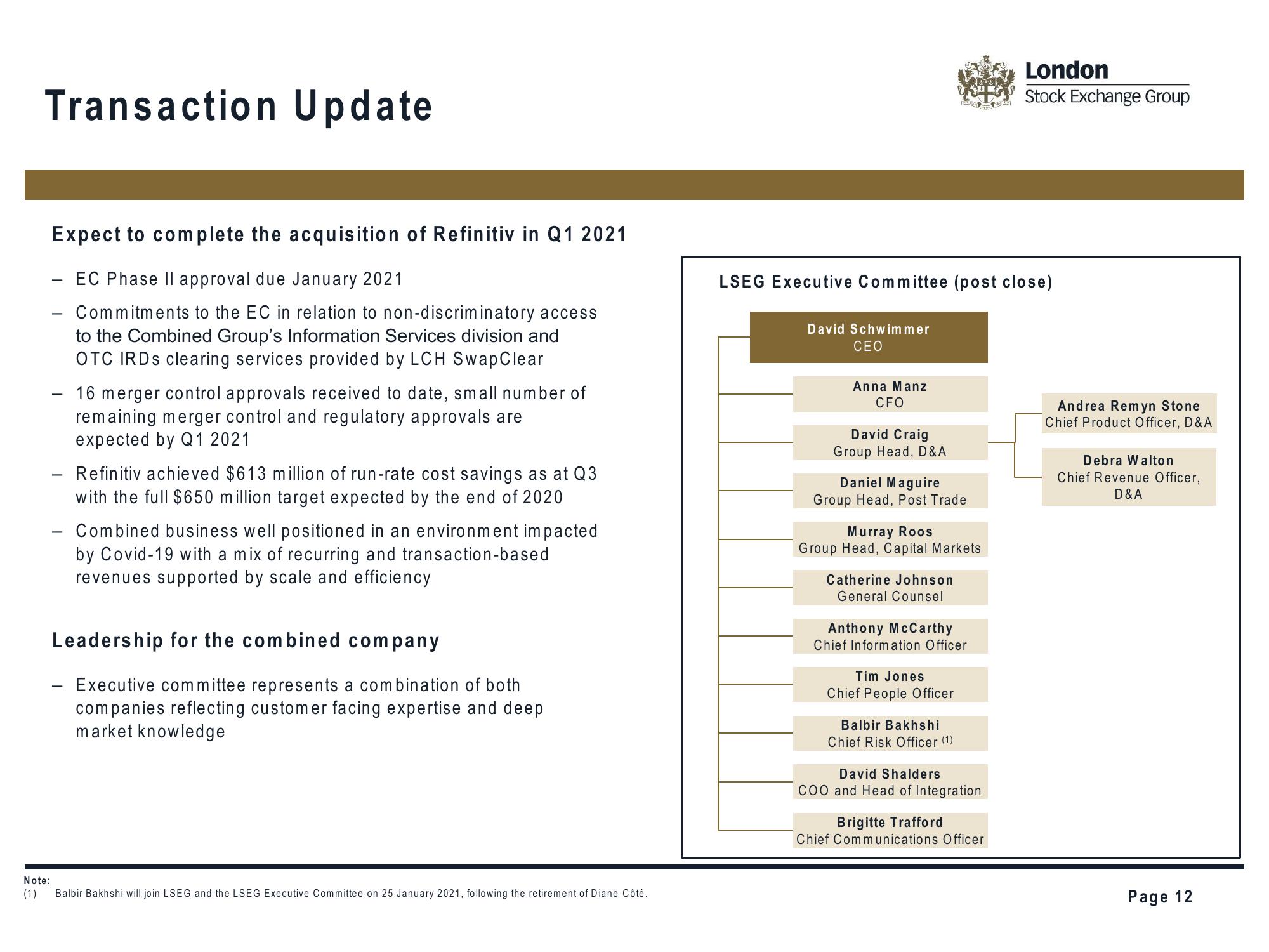 LSE Mergers and Acquisitions Presentation Deck slide image #12