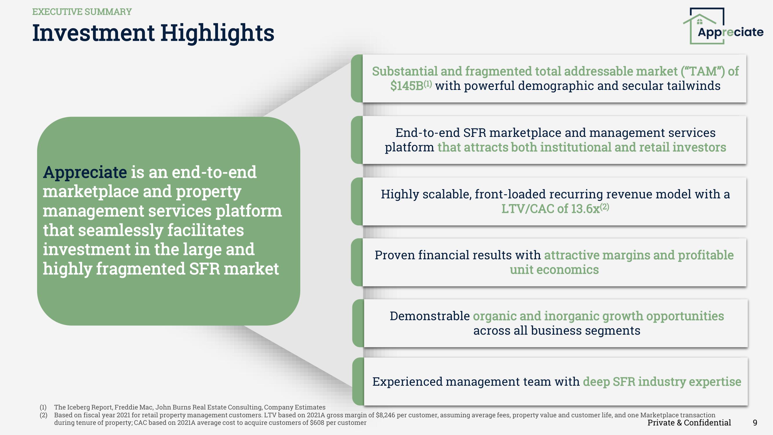 Appreciate SPAC Presentation Deck slide image #9