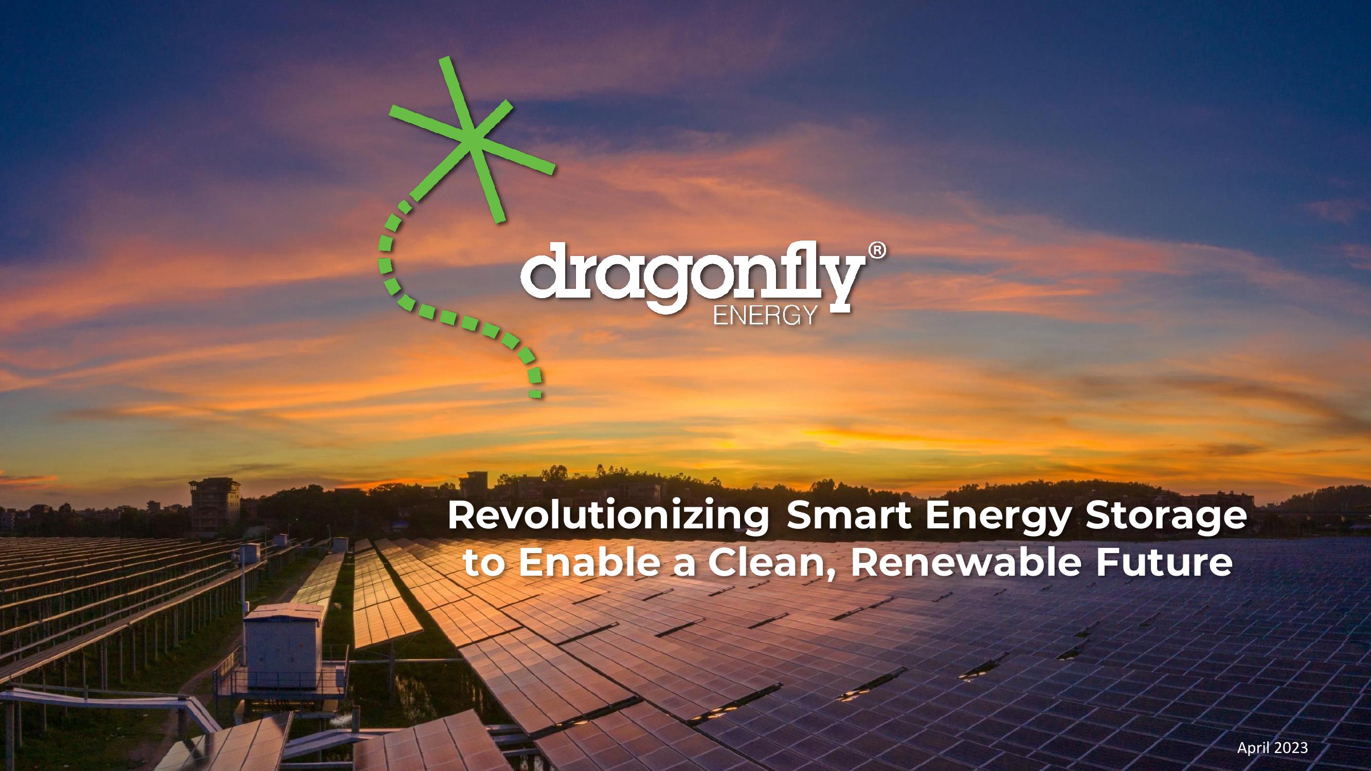 Dragonfly Energy Investor Presentation Deck image