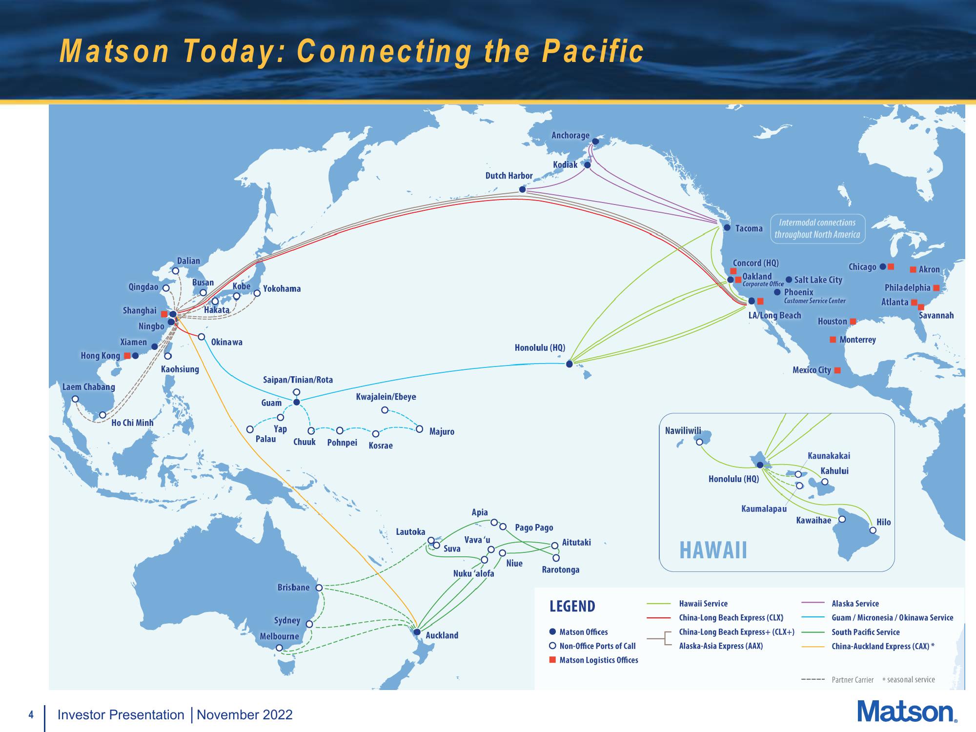 Matson Investor Presentation Deck slide image #4