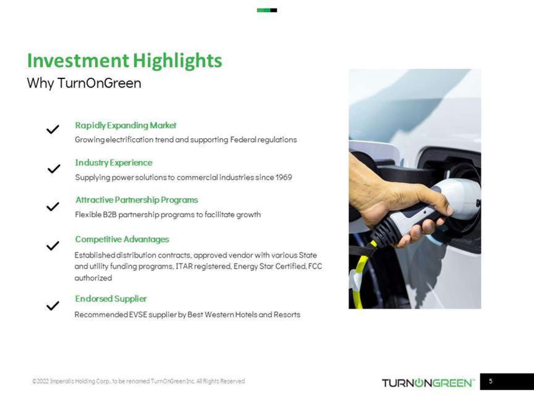 TurnOnGreen Investor Presentation Deck slide image #5