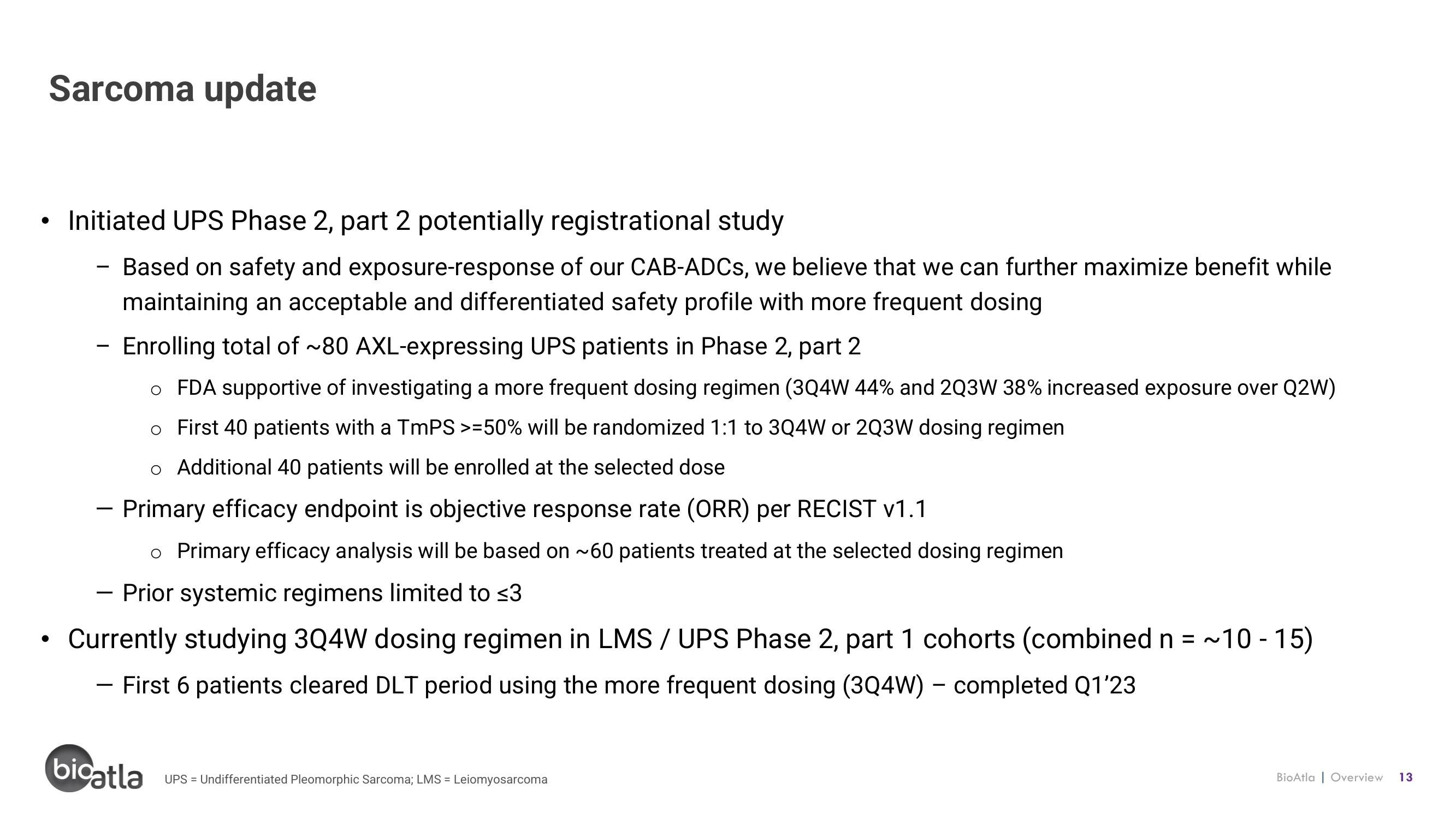 BioAtla Investor Presentation Deck slide image #13