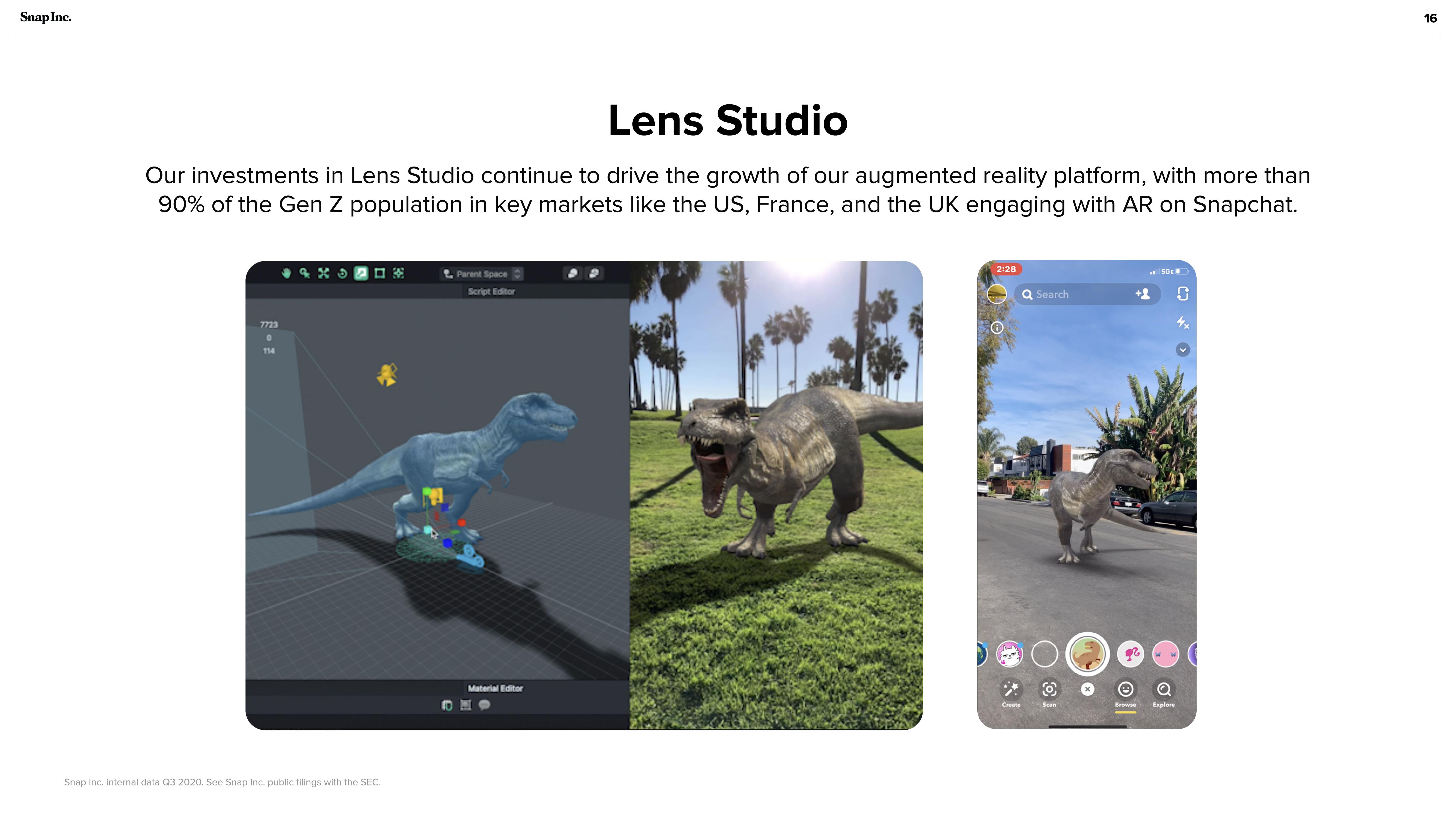 Snap Inc Investor Presentation Deck slide image #16