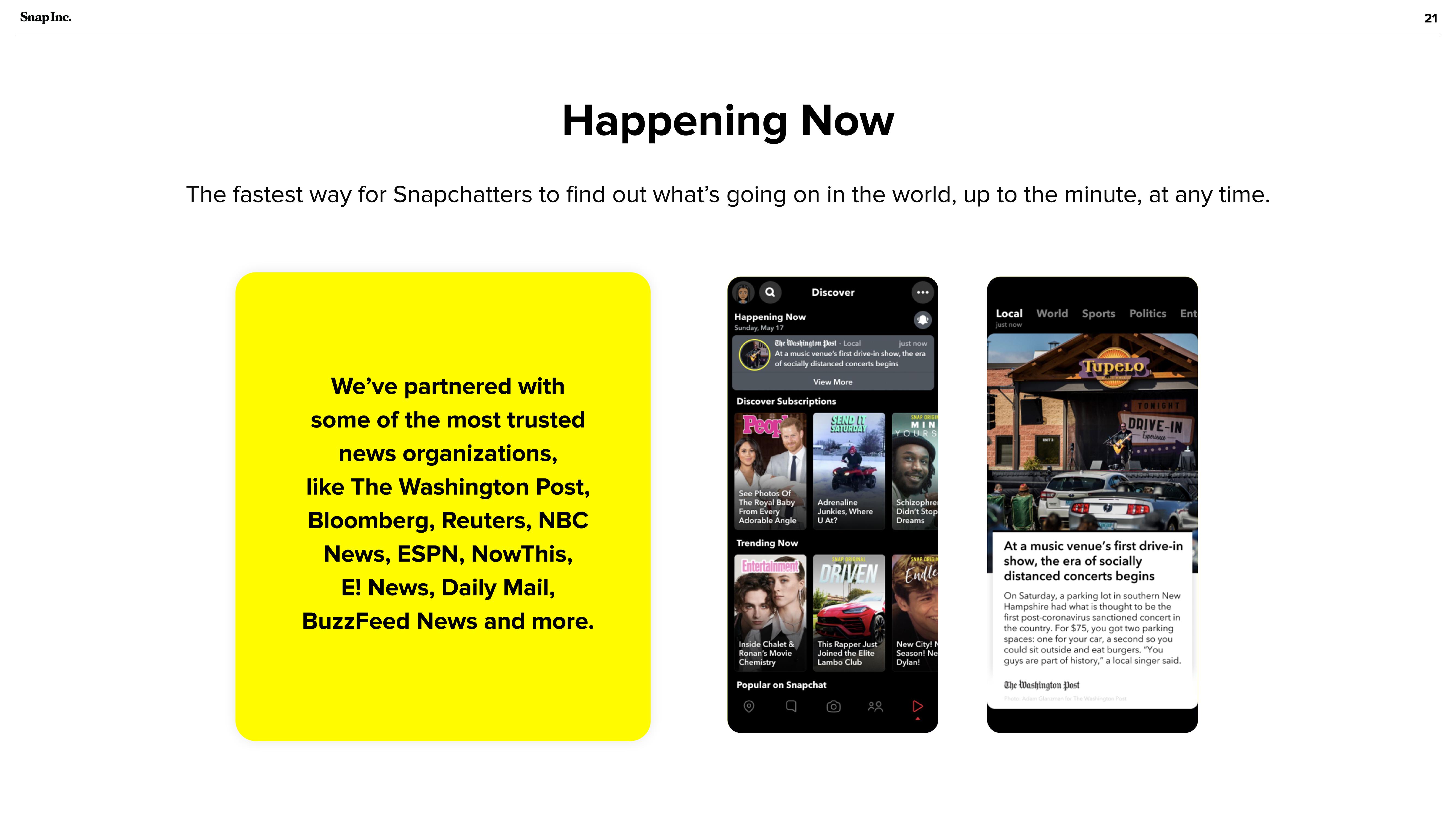 Snap Inc Investor Presentation Deck slide image #21