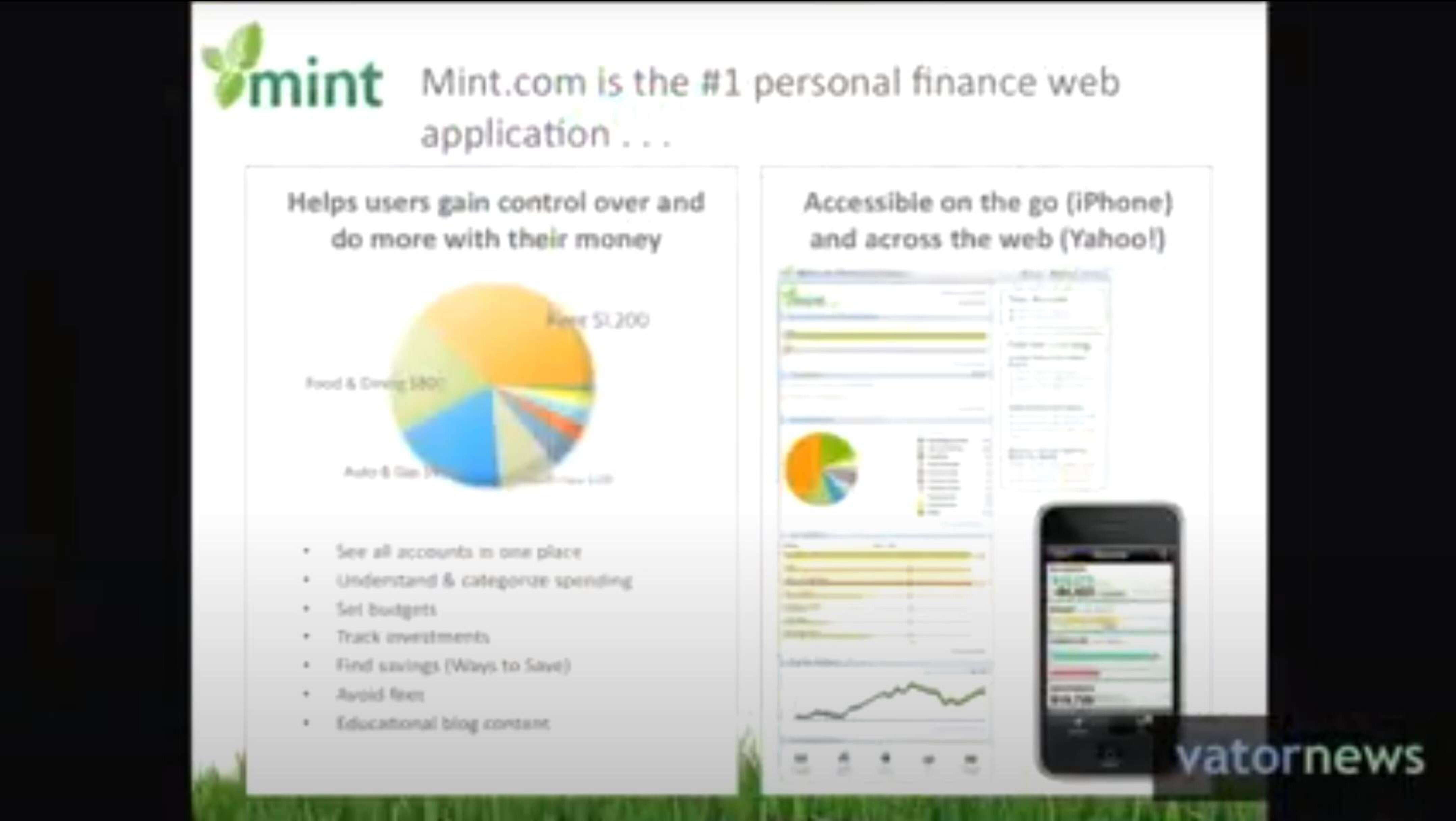 Mint Start Up Pitch Deck slide image #2