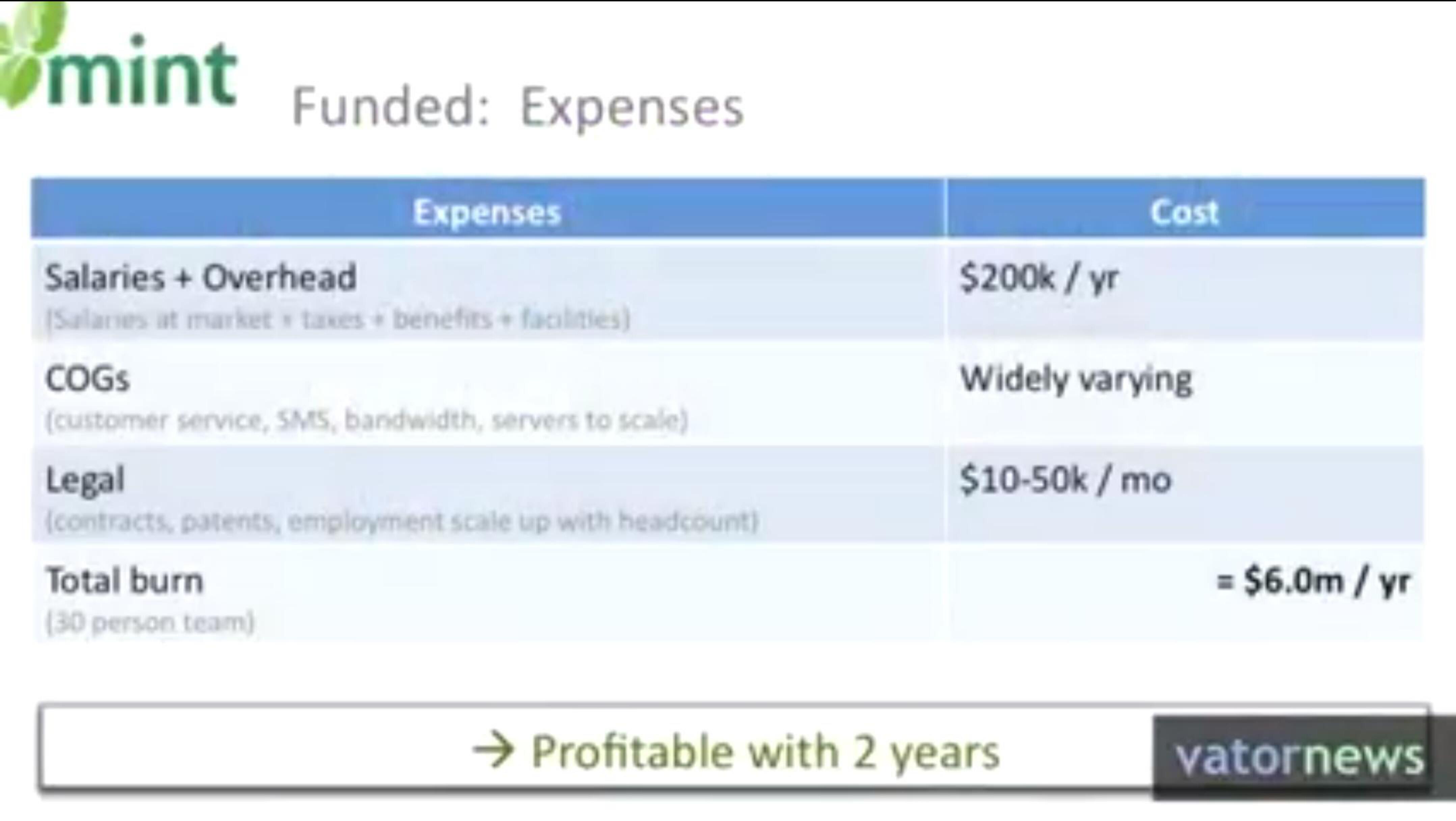 Mint Start Up Pitch Deck slide image #13