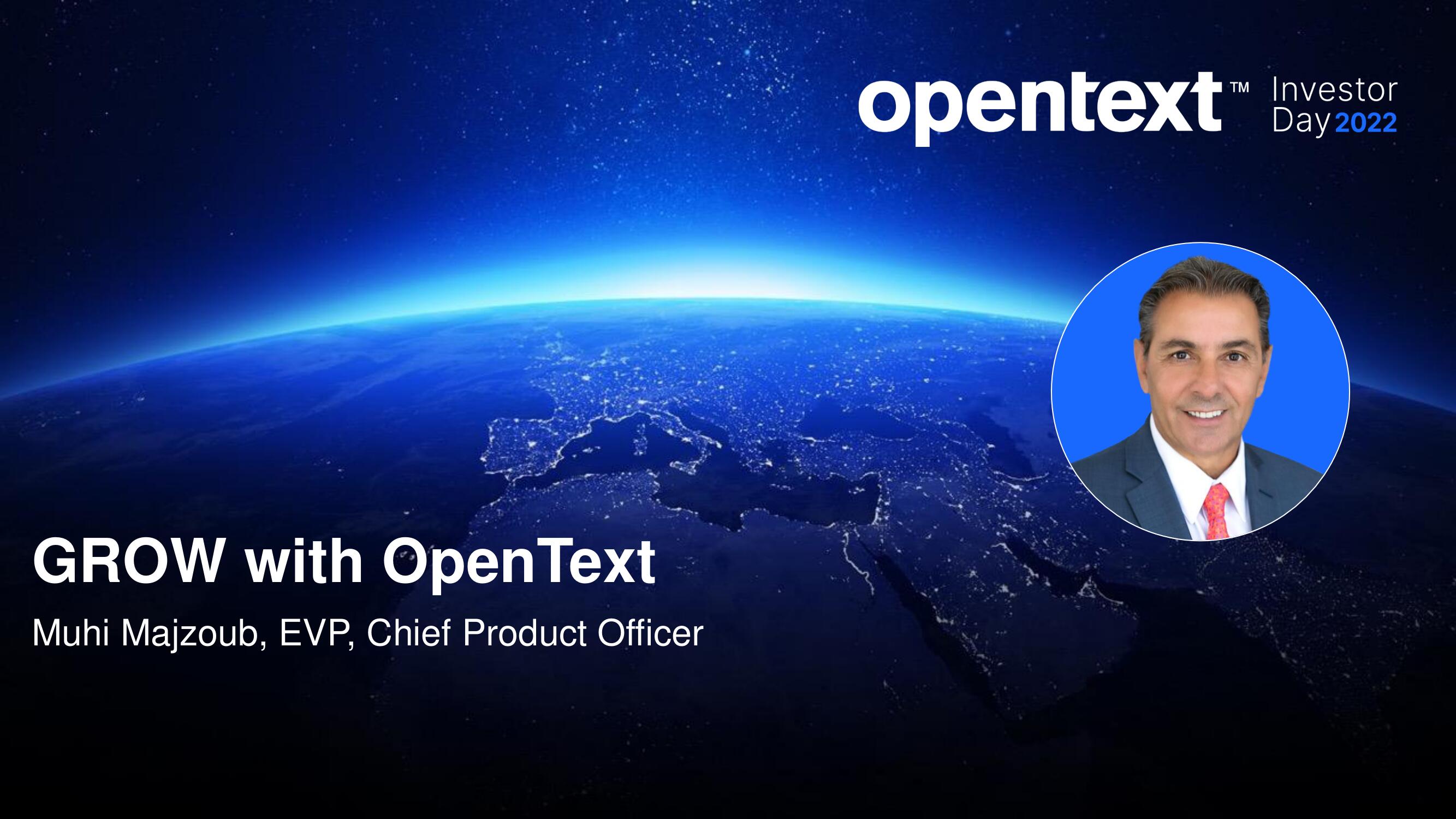 OpenText Investor Day Presentation Deck slide image #24